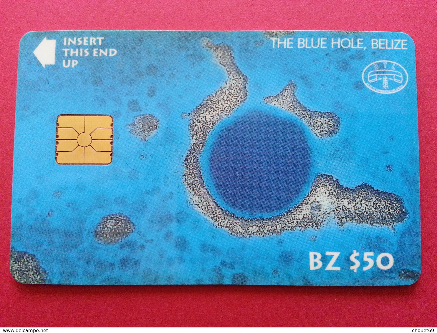 BELIZE - The Blue Hole Sea First Issue $50, Chip BLZ1 ? - MINT Loaded Neuve (CB1217) - Belize