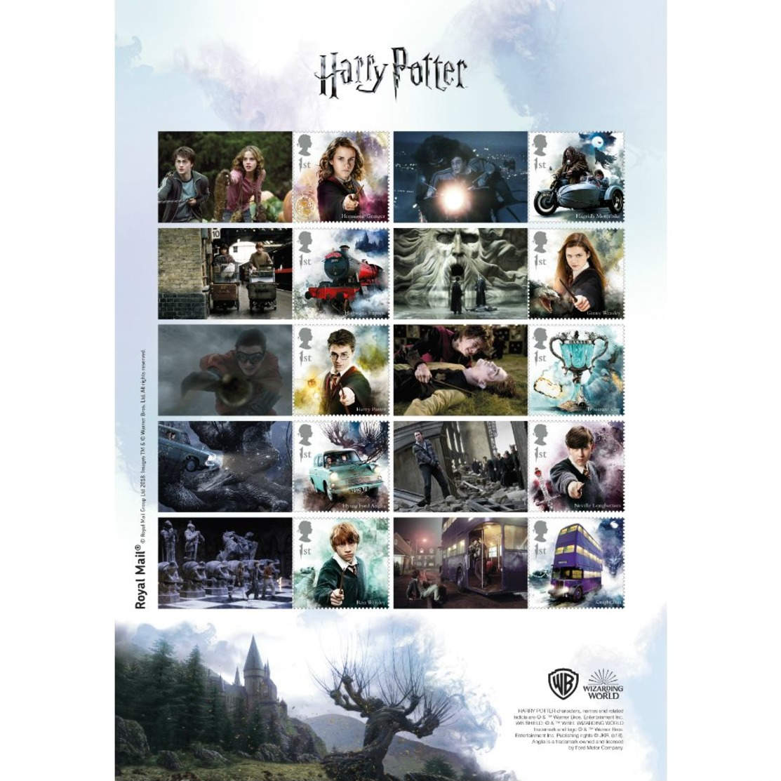 Great Britain 2018 Harry Potter™ PRE-ORDER Collector Sheet MNH - Ungebraucht