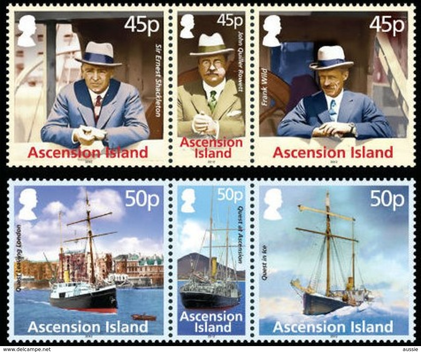 Ascension 2012 Micheln° 1180-1185 *** MNH Bateaux Boten Ships - Bateaux