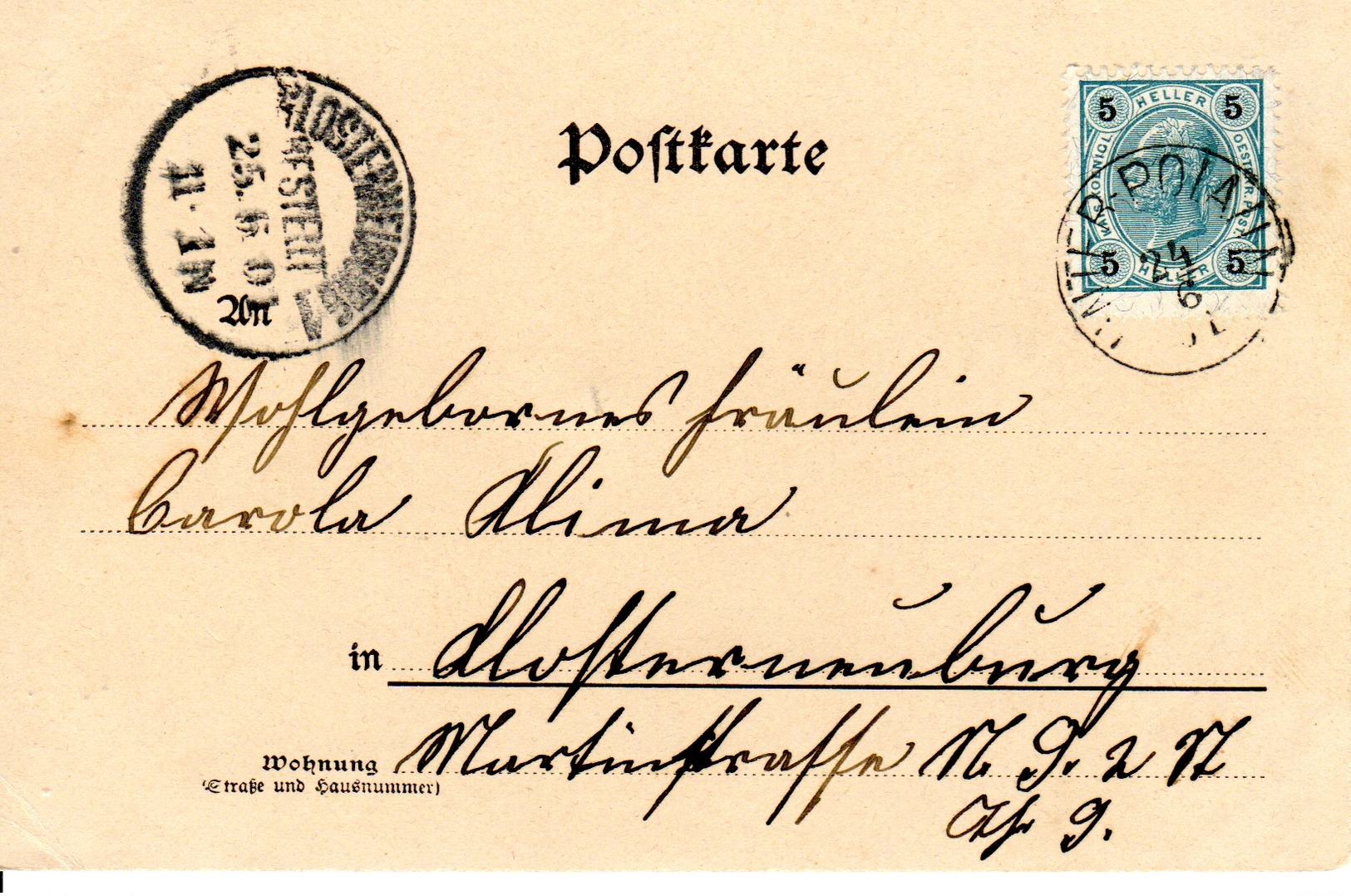 UNTER -POLAUN/DOLNI POLUBNY, Isergebirge, Liberecky Kraj, 24.6.1900,  Verlag Rössler, Gablonz A.N. - Tschechische Republik