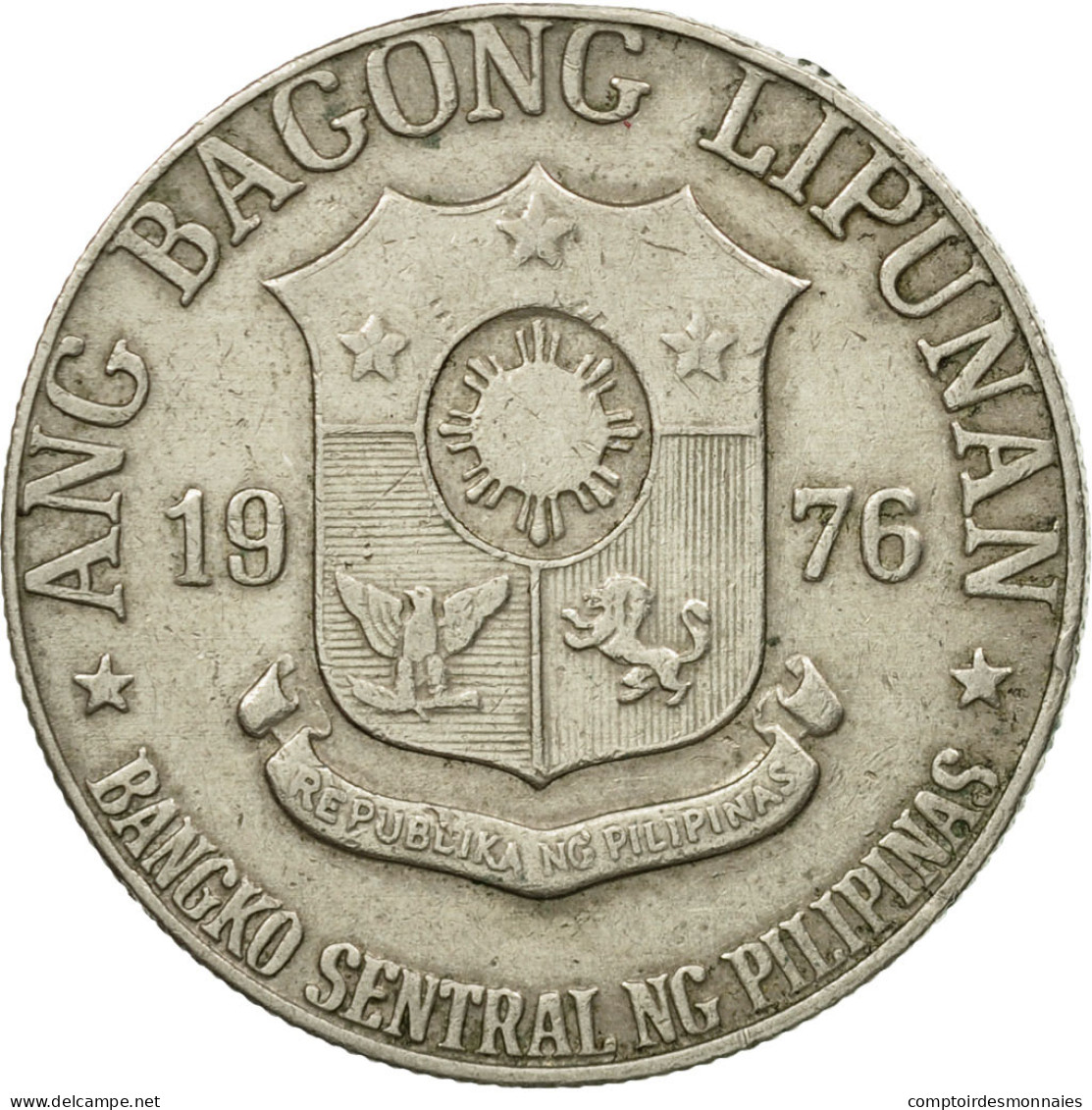 Monnaie, Philippines, Piso, 1976, TB+, Copper-nickel, KM:209.1 - Philippines