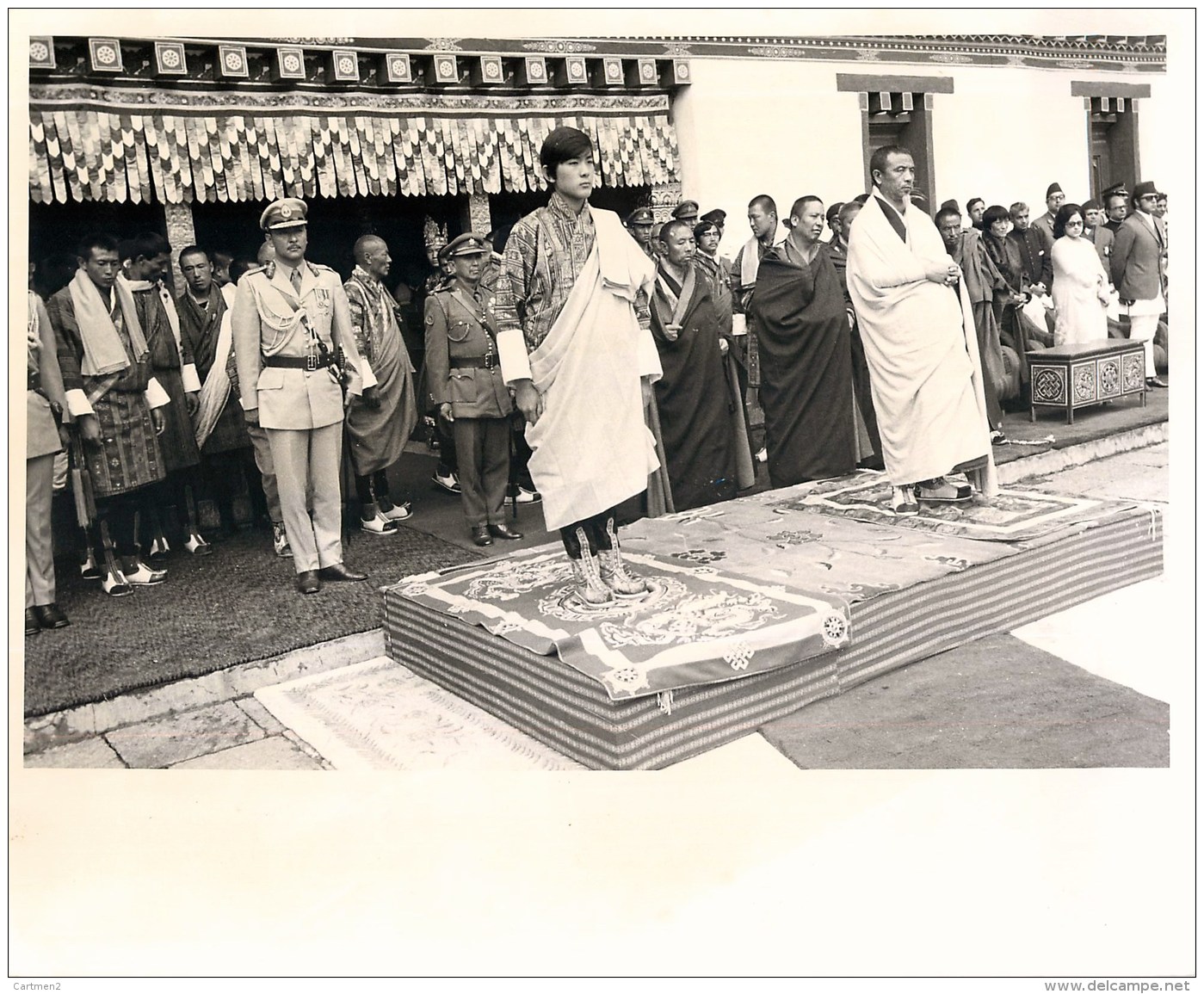 BHOUTAN KING JIGME SINGYE WANGCHUCK YHIMPHU HIMALAYA BHUTAN THIMPEU LAMA JEY KHEMPO TANAKA - Bhutan