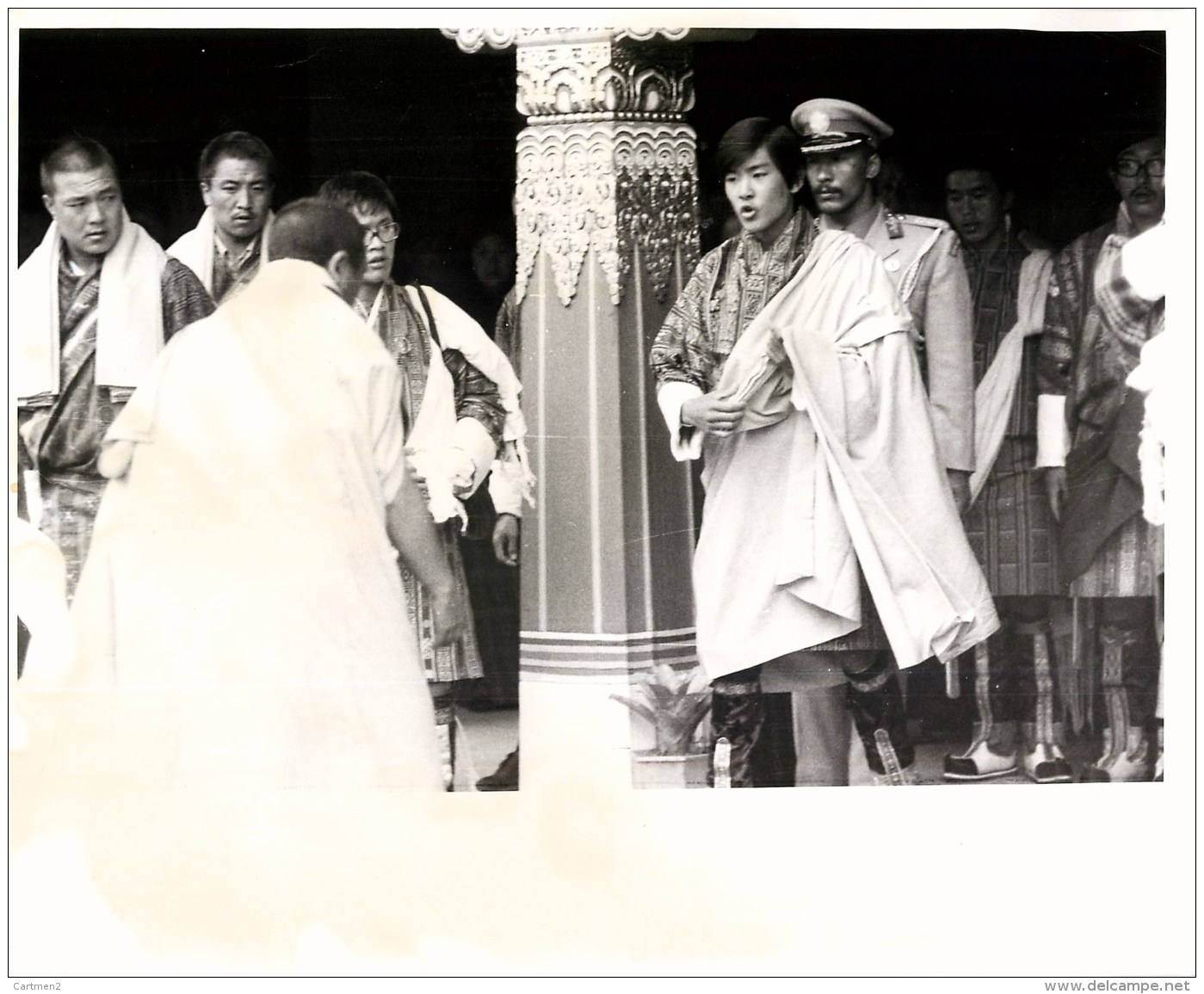 BHOUTAN KING JIGME SINGYE WANGCHUCK YHIMPHU HIMALAYA BHUTAN THIMPEU LAMA JEY KHEMPO TANAKA - Bhutan