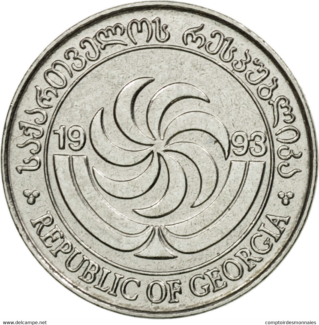 Monnaie, Géorgie, Thetri, 1993, TTB, Stainless Steel, KM:76 - Georgië