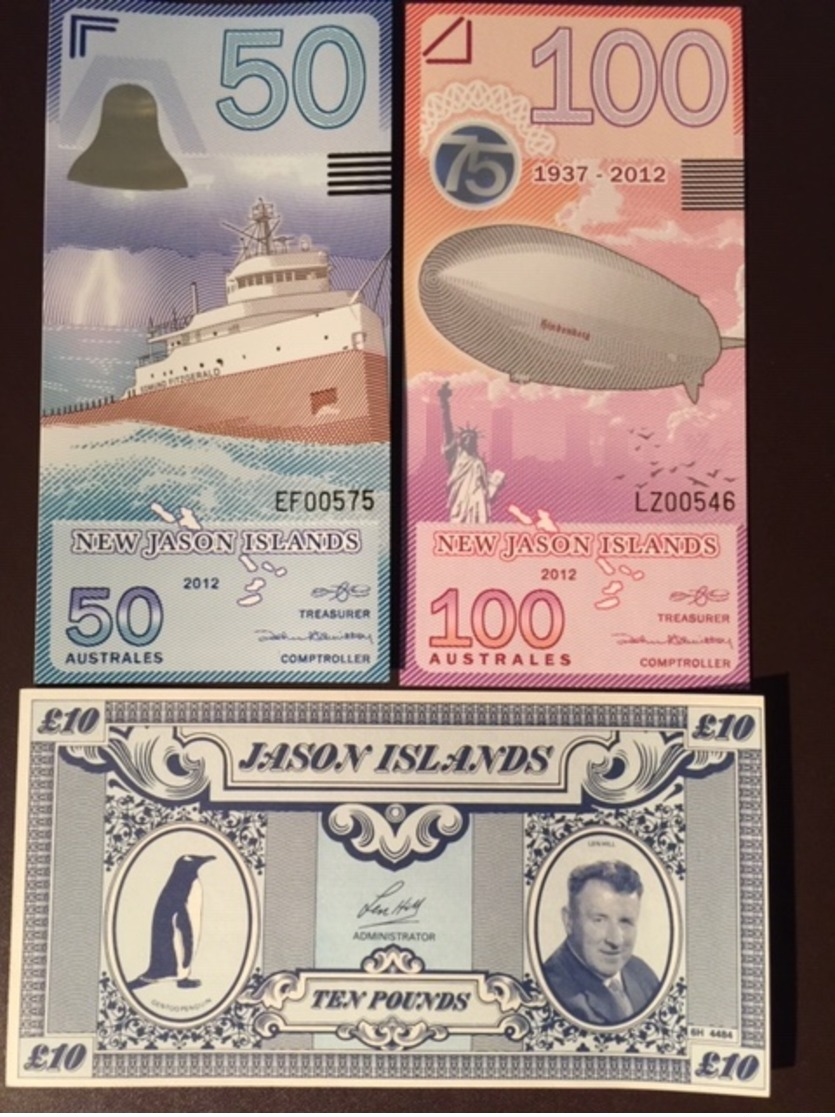 JASON ISLAND10 POUND 1979 50.100 AUST 2012 UNC - Autres & Non Classés