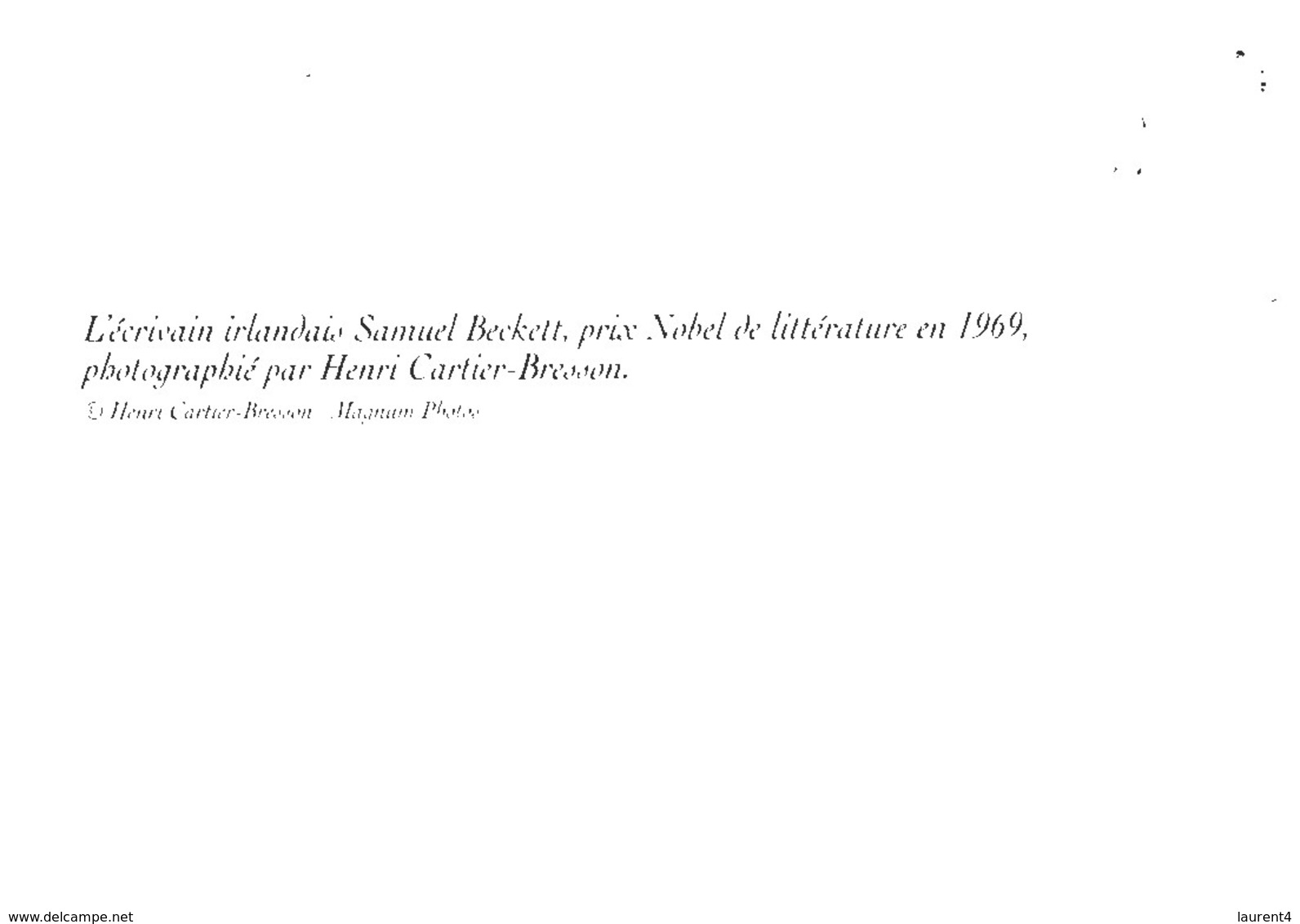 (ORL 370) Nobel Prize Winner - Samuel Beckett - Prix Nobel