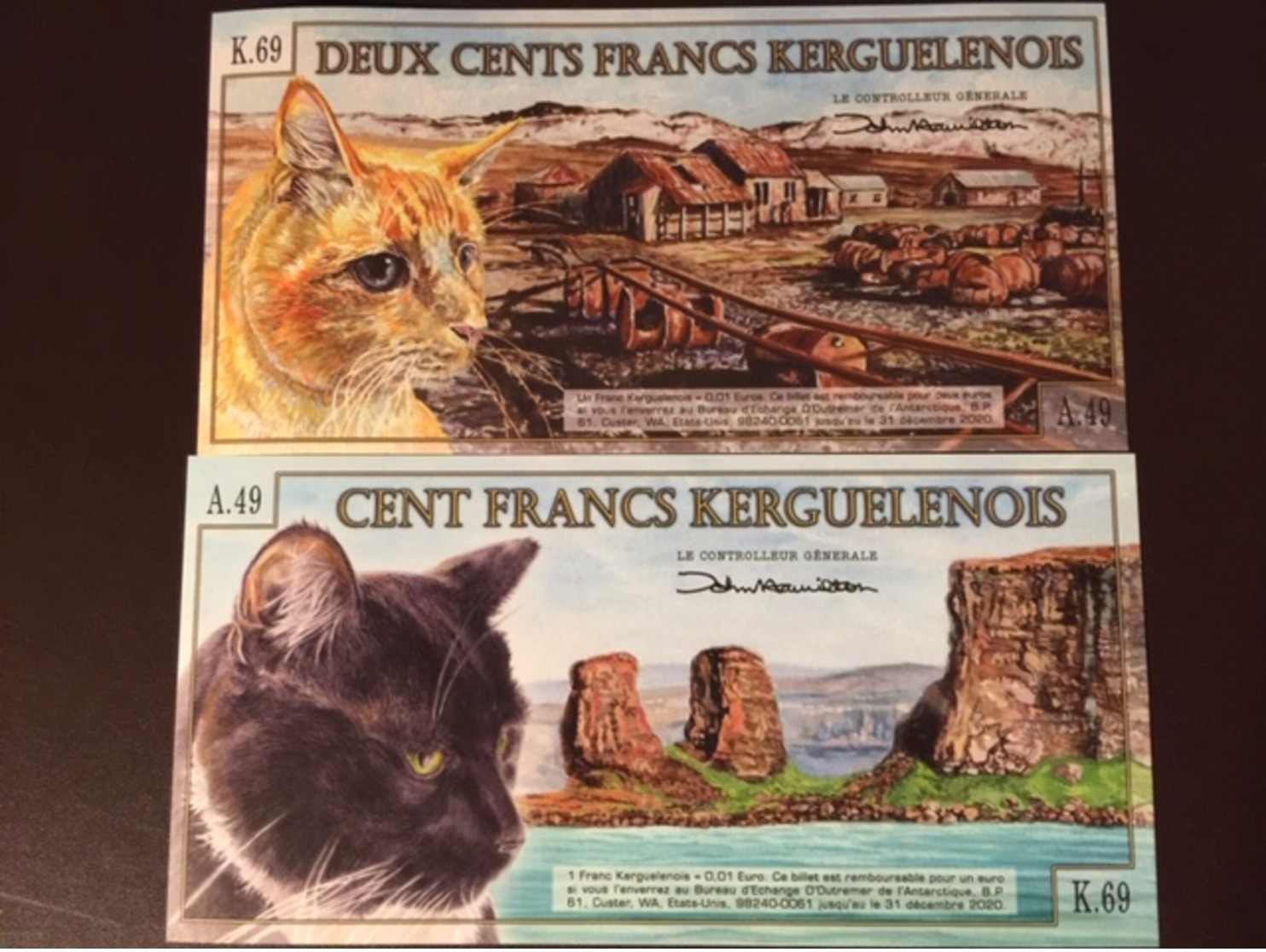 KERGUELEN 100-200 FRANCS 2010 UNC - Autres & Non Classés