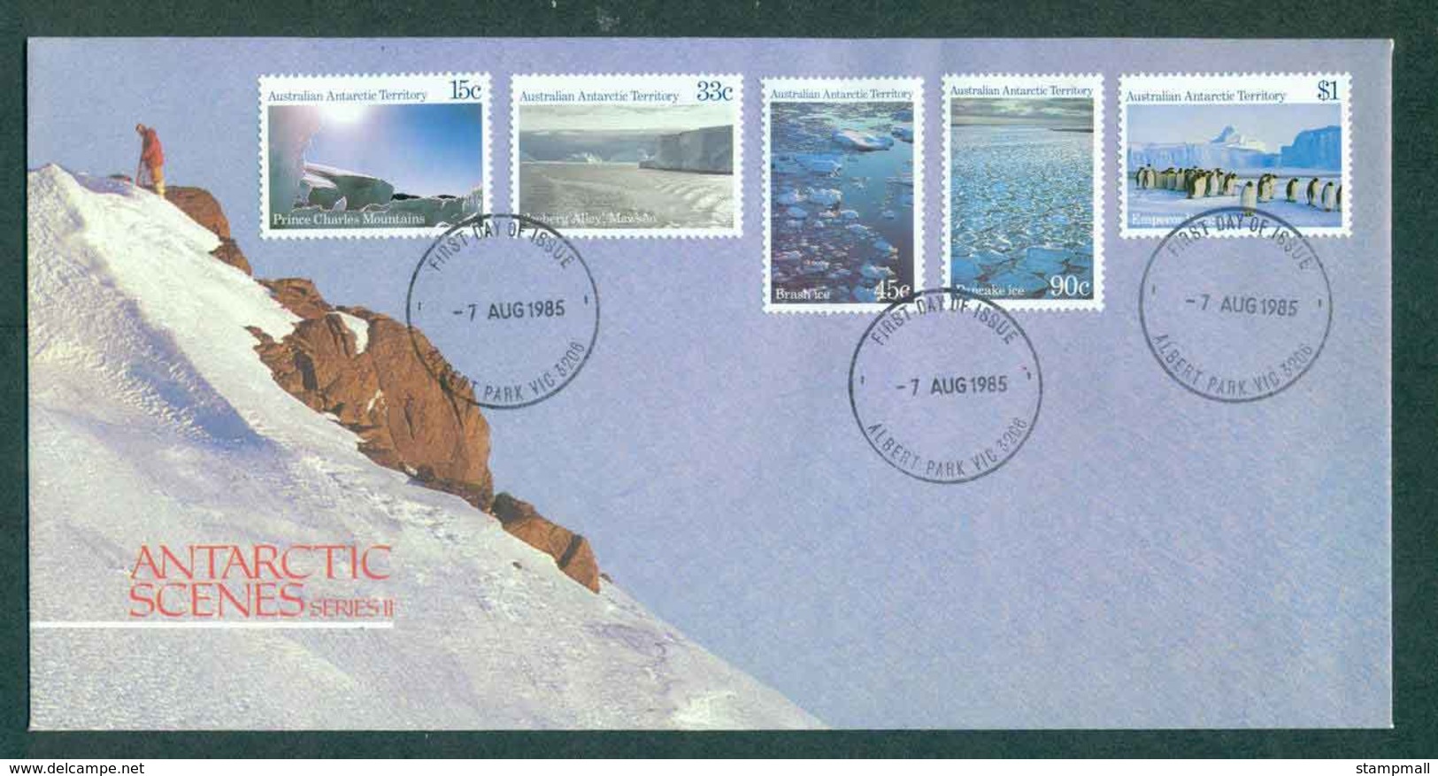 AAT 1985 Antarctic Scenes II, Albert Pk FDC Lot50914 - Other & Unclassified