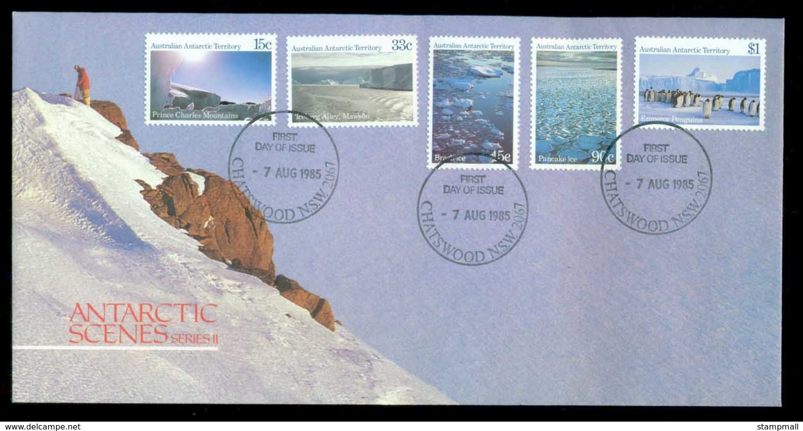 AAT 1985 Antarctic Scenes II, Chatswood NSW FDC Lot79833 - Other & Unclassified