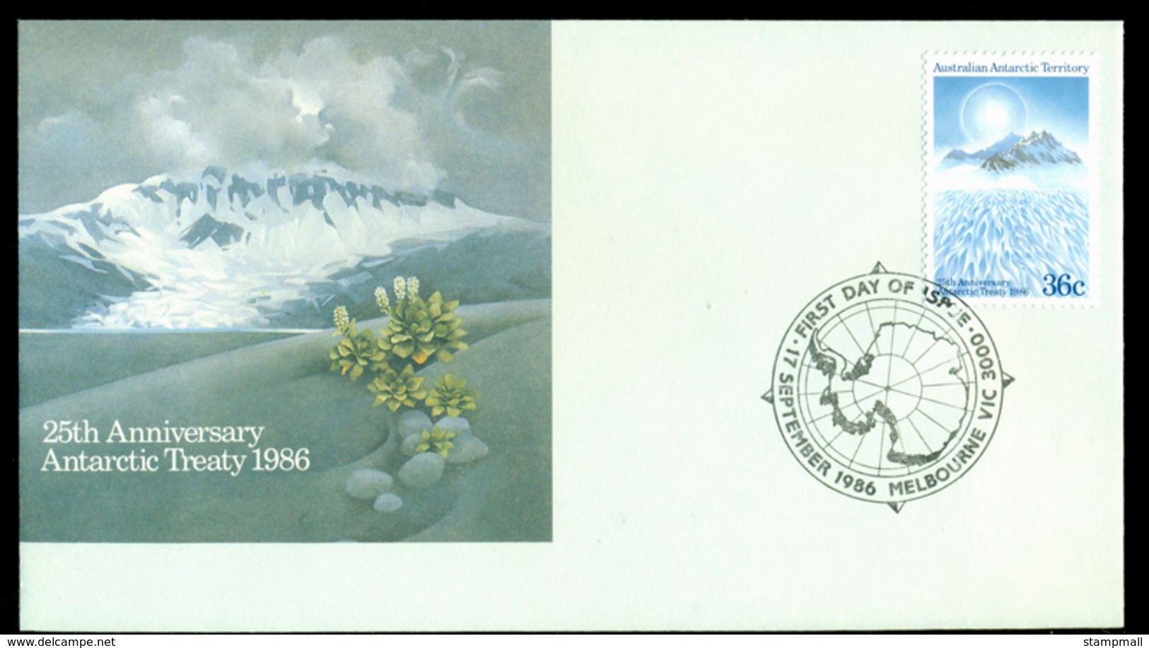 AAT 1986 Treaty, Melb FDC Lot20234 - Other & Unclassified