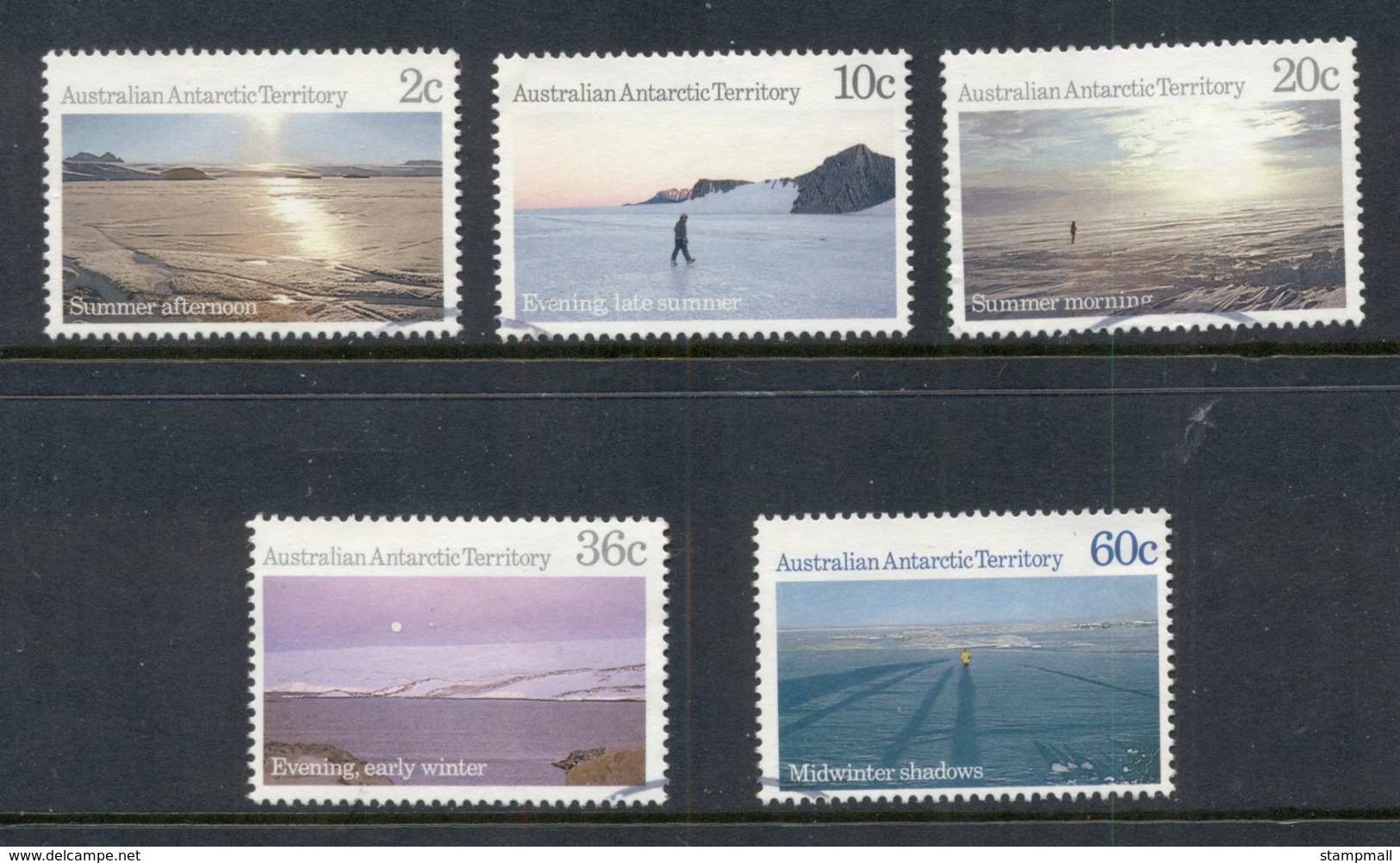 AAT 1987 Antarctic Scenes, 2,10,20,36, 60c FU - Other & Unclassified