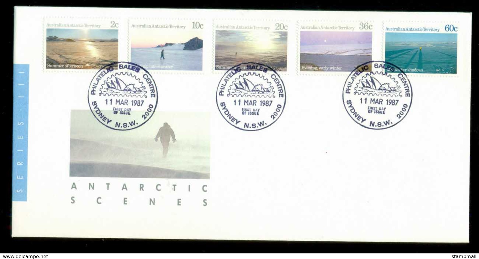 AAT 1987 Antarctic Scenes, Sydney Philatelic FDC Lot79854 - Otros & Sin Clasificación