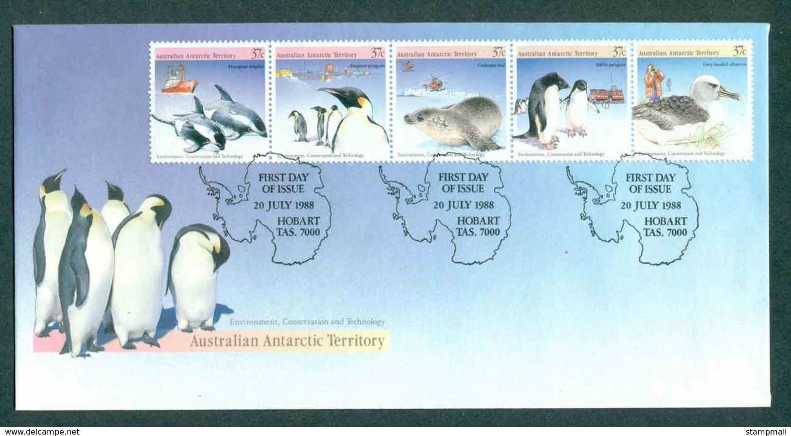 AAT 1988 Environment & Conservation Str 5, Hobart FDC Lot51238 - Other & Unclassified