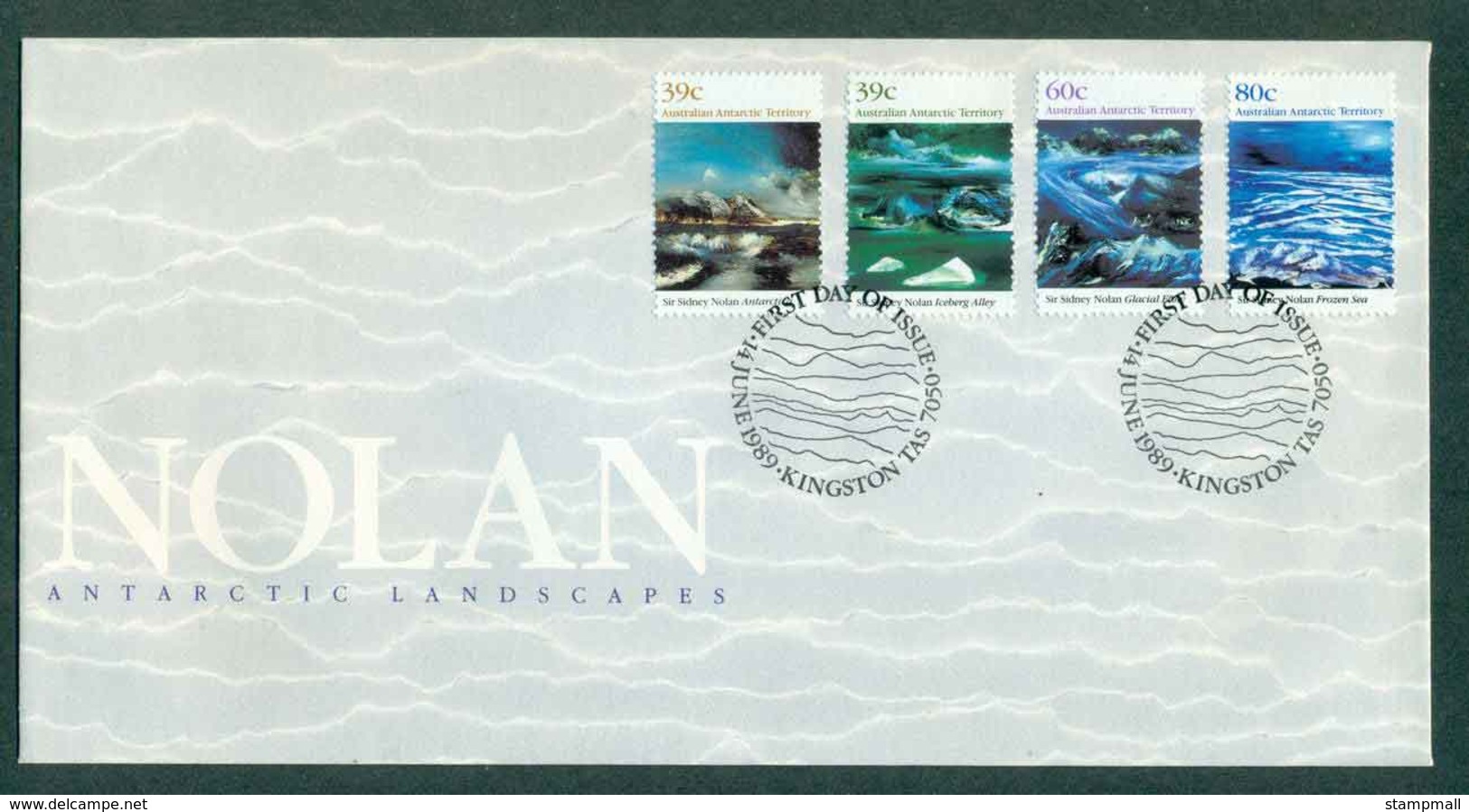AAT 1990 Antarctic Landscapes Nolan, Kingston FDC Lot51237 - Otros & Sin Clasificación