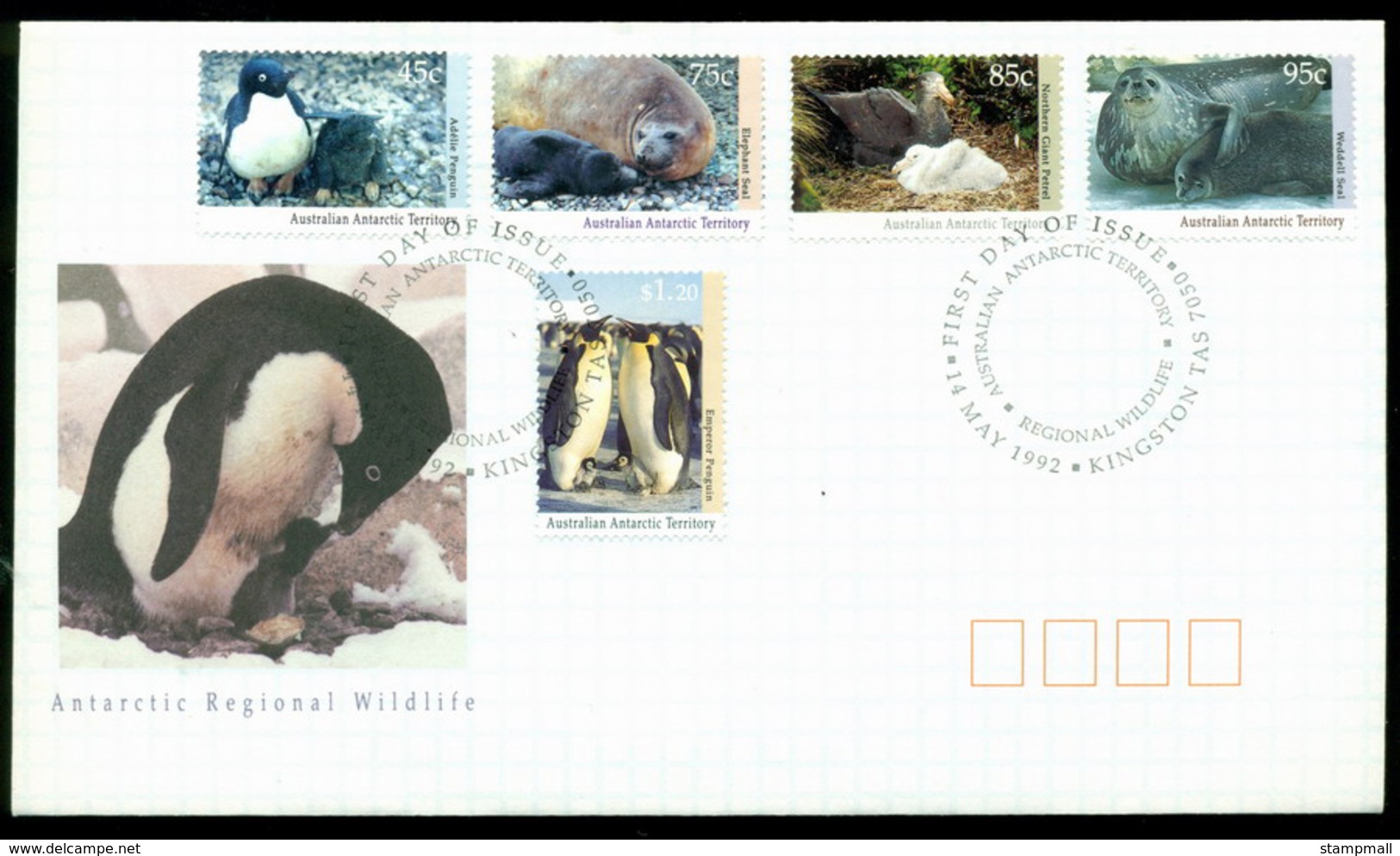 AAT 1992 Wildlife, Kingston FDC Lot20250 - Other & Unclassified