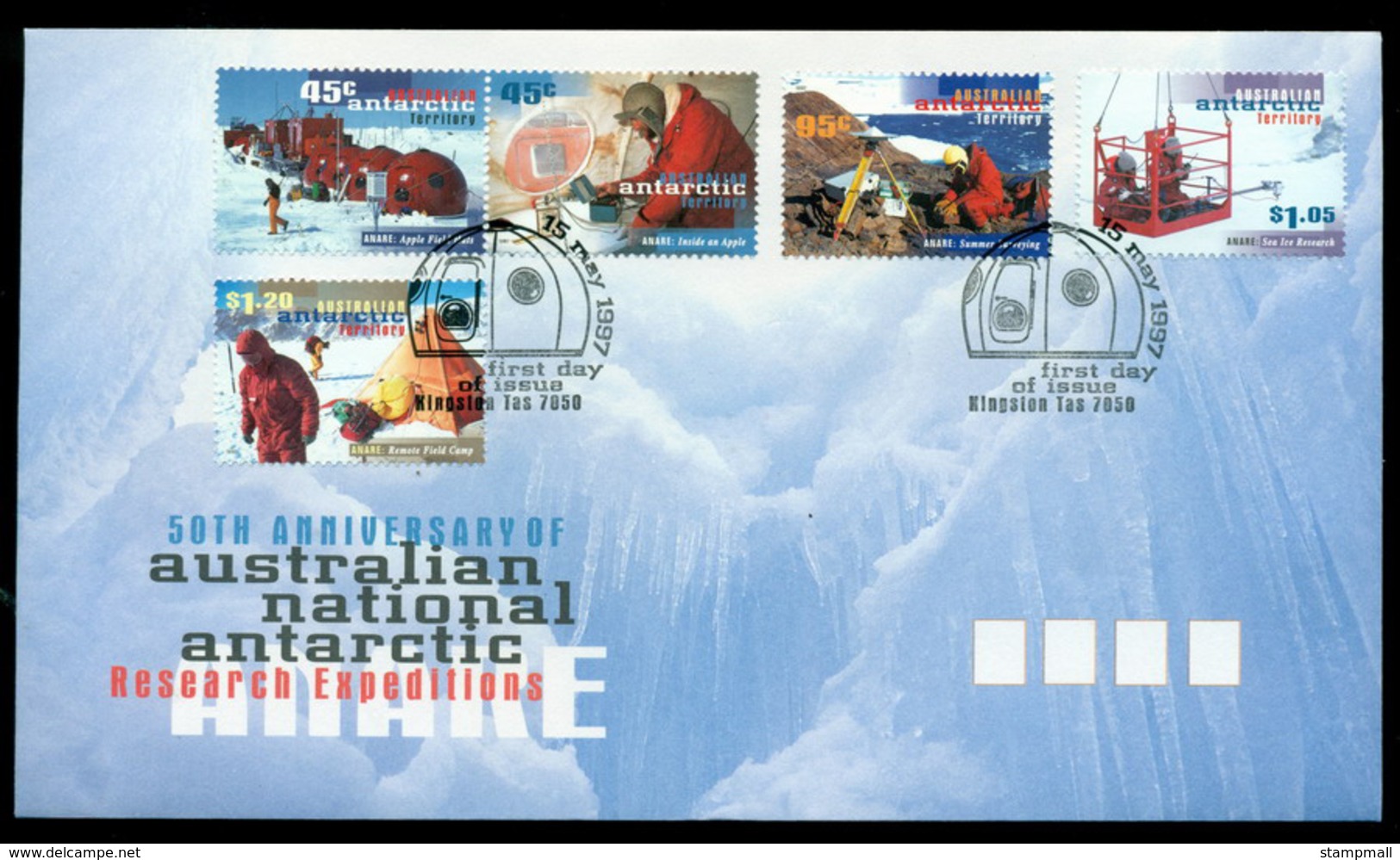AAT 1997 ANARE, Kingston FDC Lot20258 - Other & Unclassified