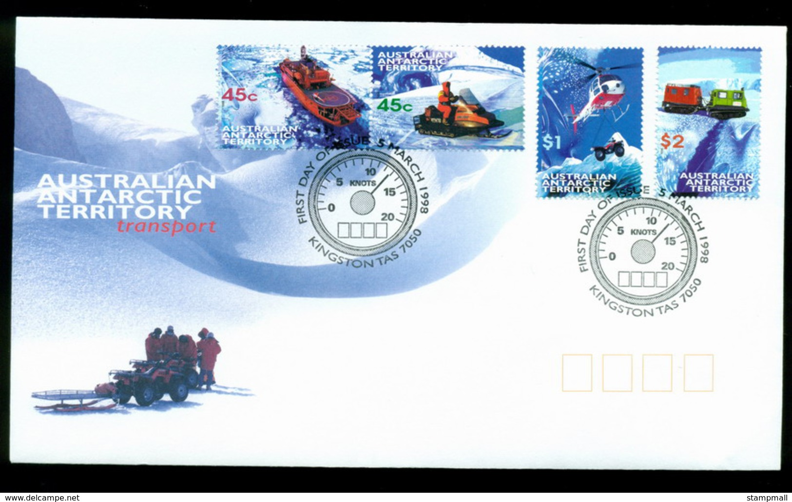 AAT 1998 Transport, Kingston FDC Lot20259 - Other & Unclassified