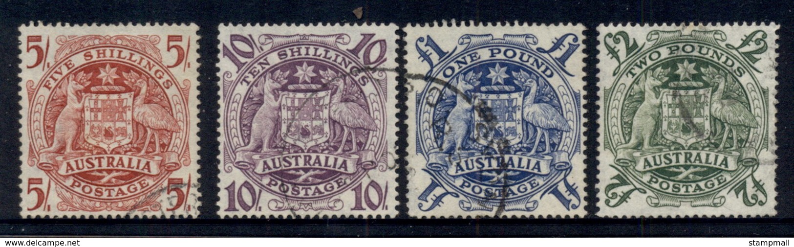 Australia 1949-50 Arms FU - Usados