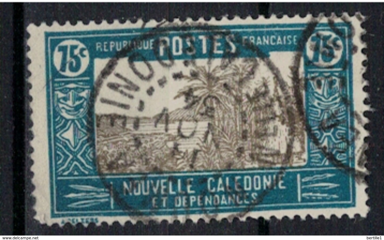 NOUVELLE CALEDONIE        N°  YVERT   152   ( 5 )  OBLITERE       ( O   2/30 ) - Oblitérés