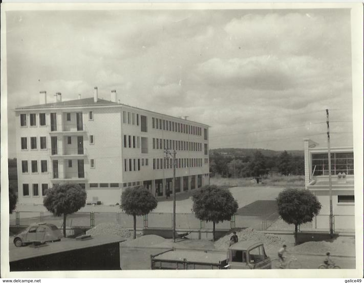 La Ferté Bernard - Photo Originale 18 X 24 - Collège Du Val D'Huisne à Sa Construction - Début Des Années 60 - La Ferte Bernard