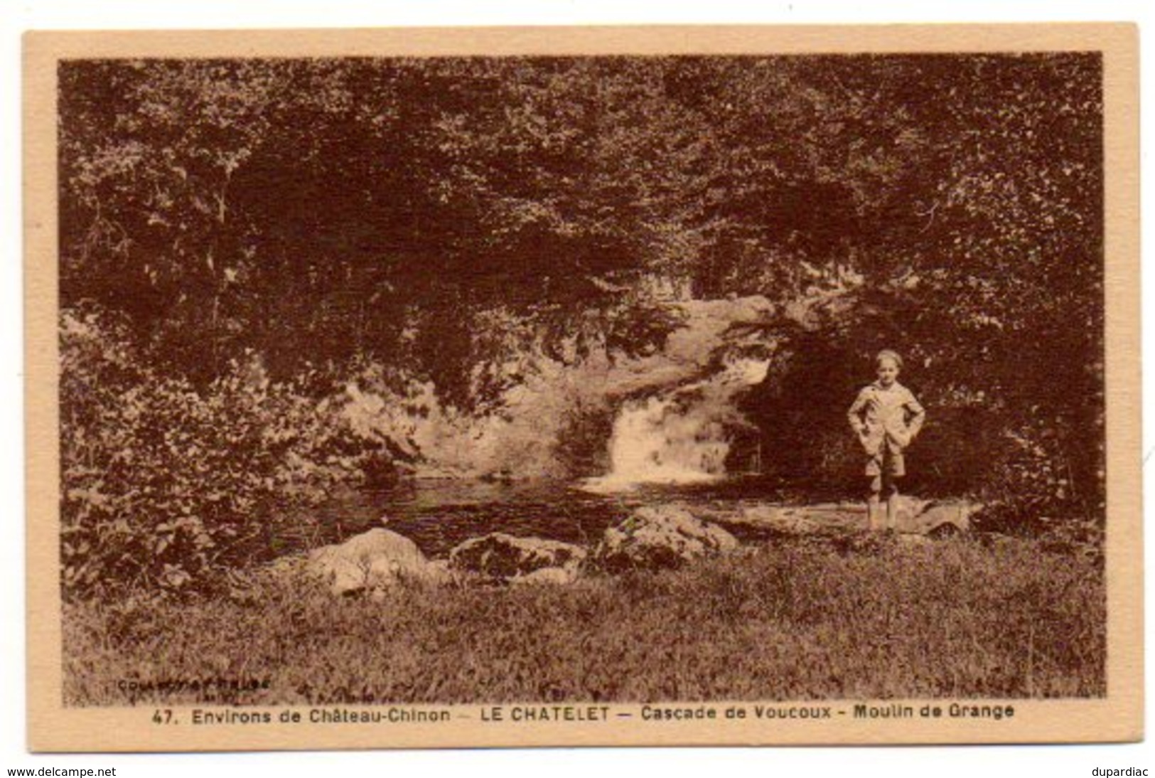 58 - Nièvre /  Environs De Château Chinon -- LE CHATELET - Cascade De Voucoux - Moulin De Grange. - Autres & Non Classés