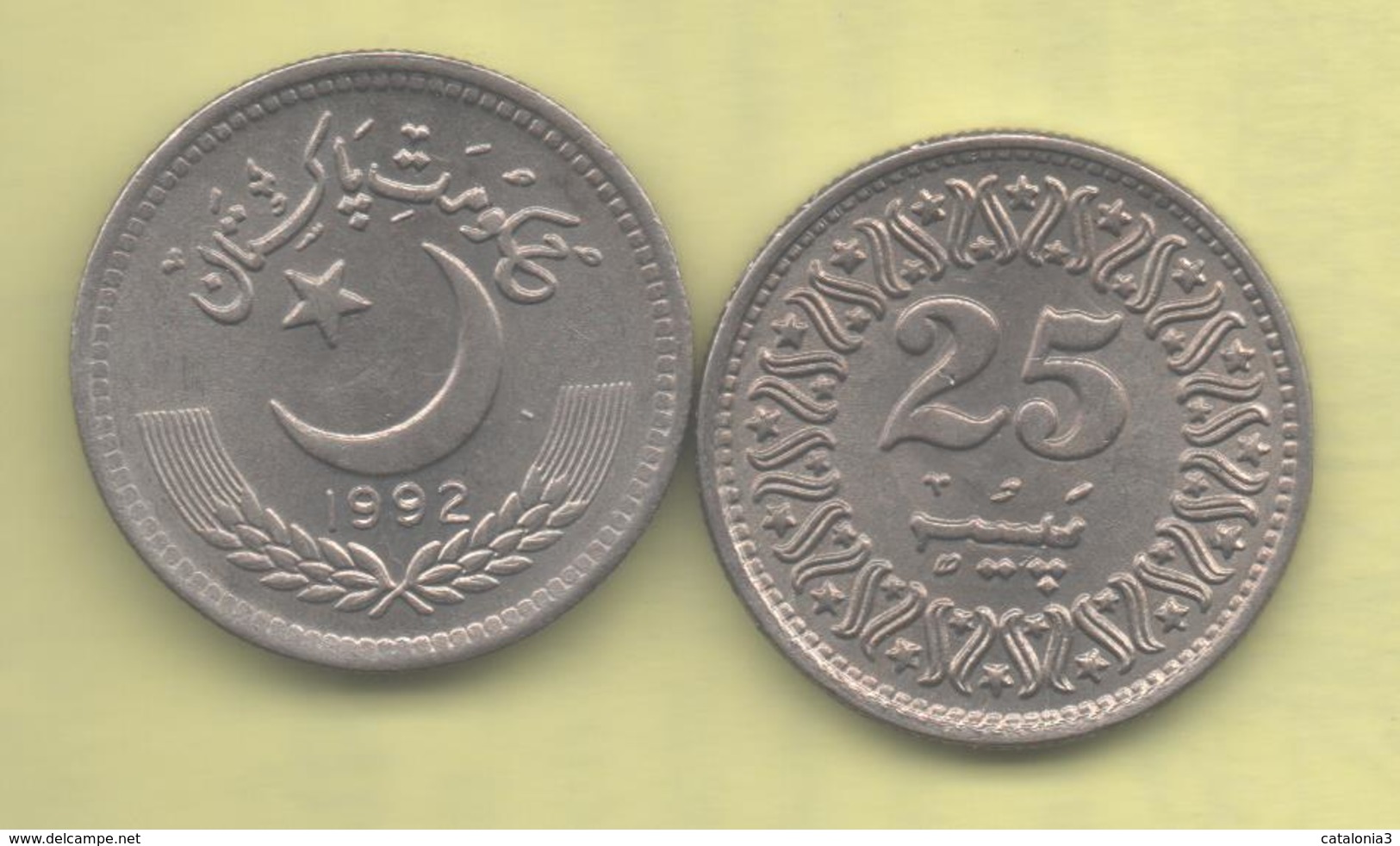 PAKISTAN - 25 Paisa 1992 SC KM58 - Pakistán