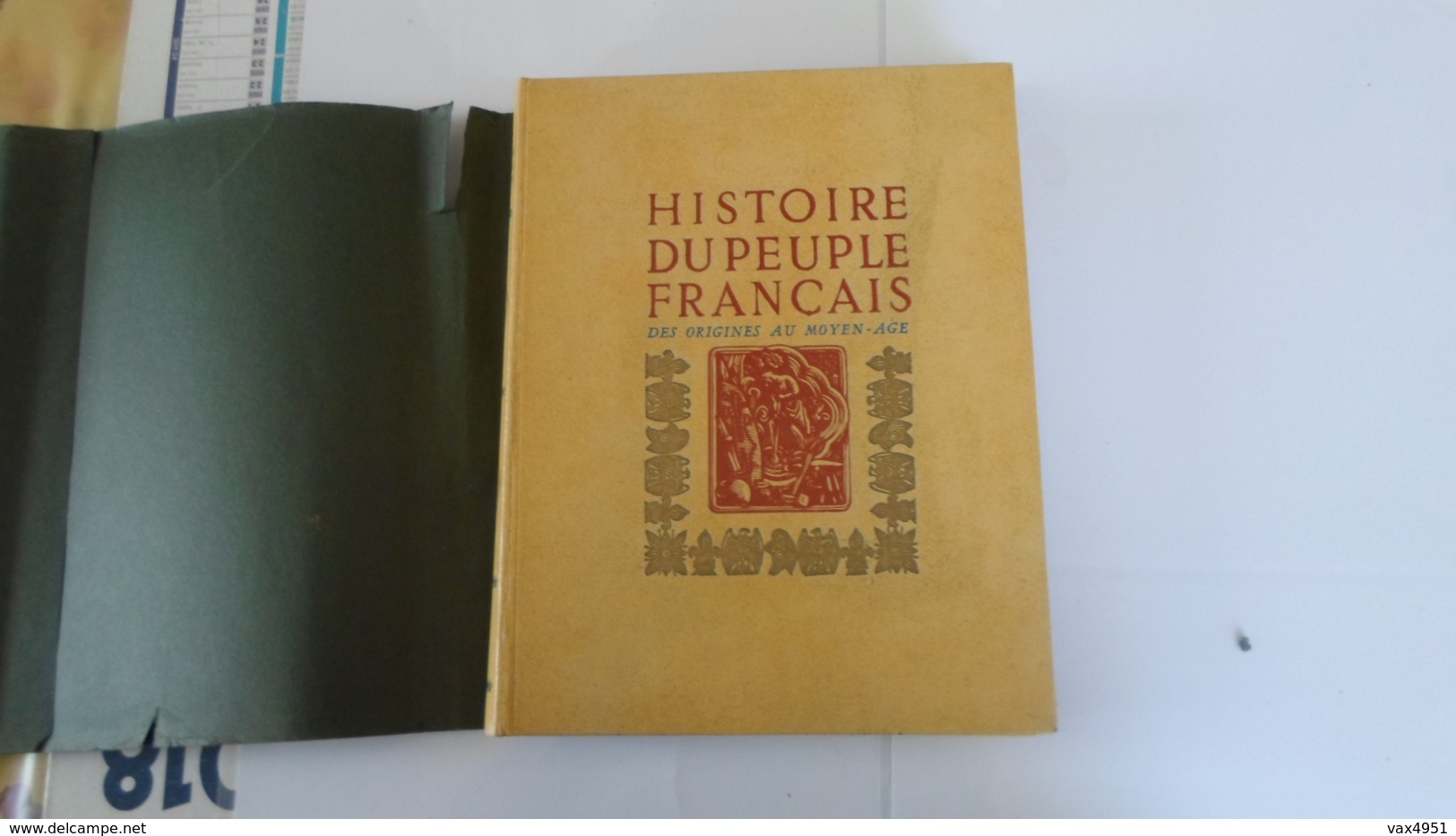 HISTOIRE DU PEUPLE FRANCAIS   DES ORIGINES AU MOYEN AGE  EDOUARD HERRIOT       **** SUPERBE        A  SAISIR **** - Geschichte