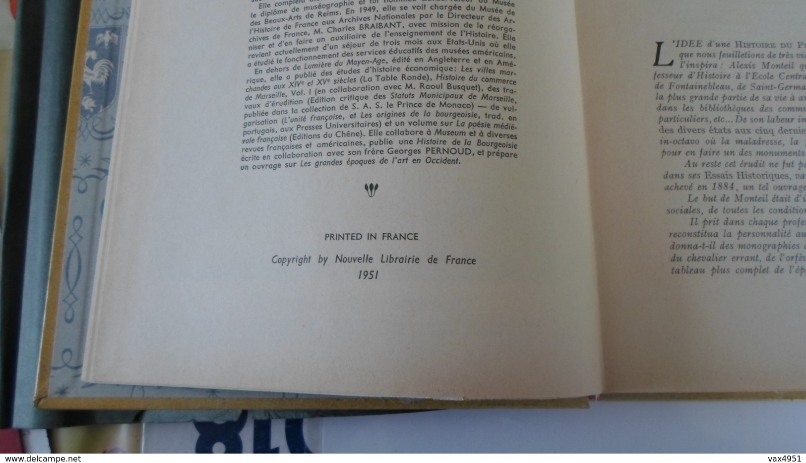 HISTOIRE DU PEUPLE FRANCAIS   DES ORIGINES AU MOYEN AGE  EDOUARD HERRIOT       **** SUPERBE        A  SAISIR ****