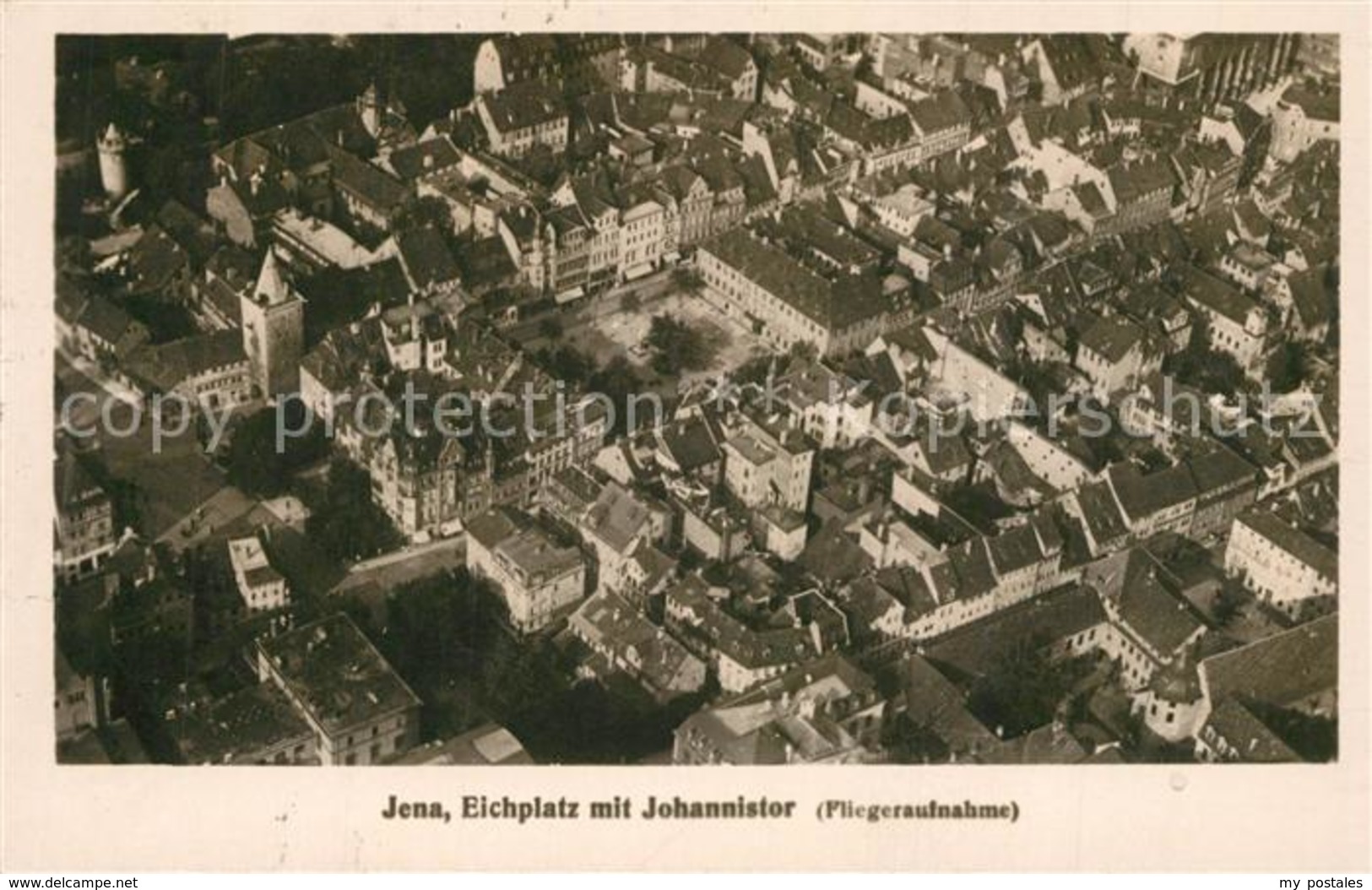 33323456 Jena_Thueringen Fliegeraufnahme Eichplatz Johannistor Jena Thueringen - A Identifier