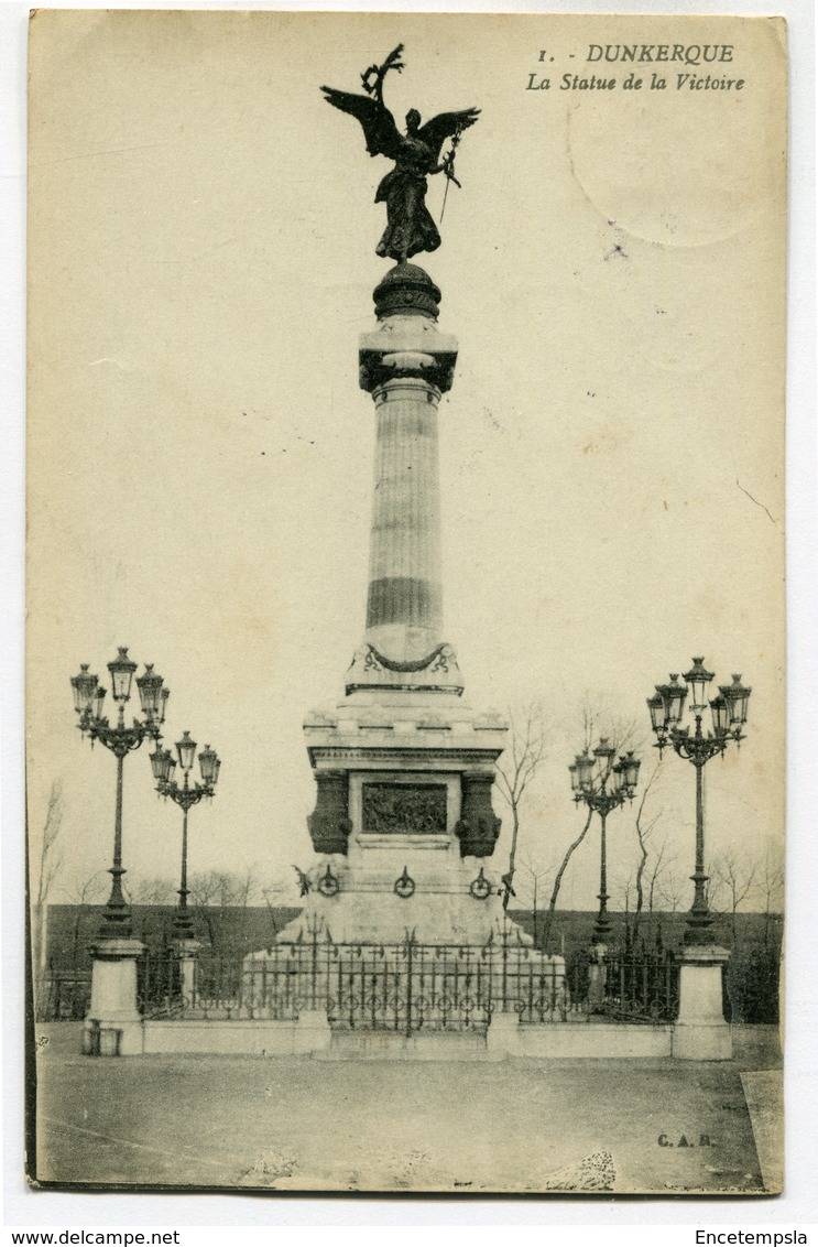 CPA - Carte Postale - France - Dunkerque - La Statue De La Victoire ( SV5712) - Dunkerque