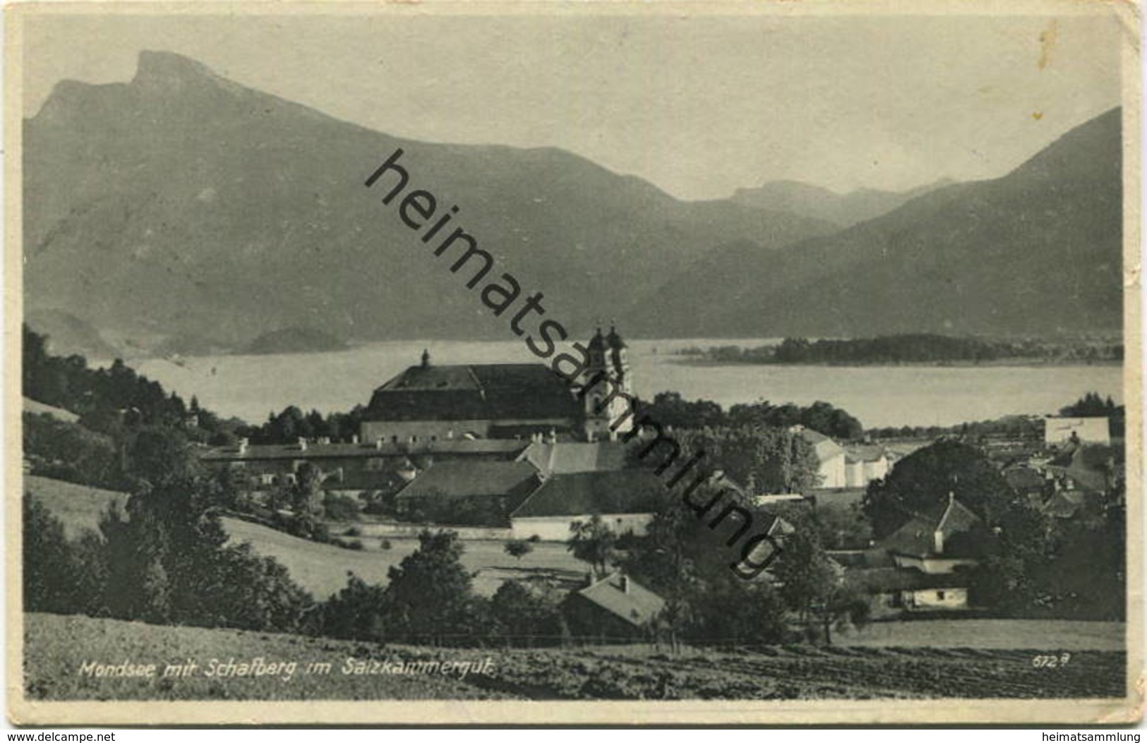 Mondsee - Verlag Erich Bährendt Bad Ischl 1933 - Gel. 1941 - Mondsee