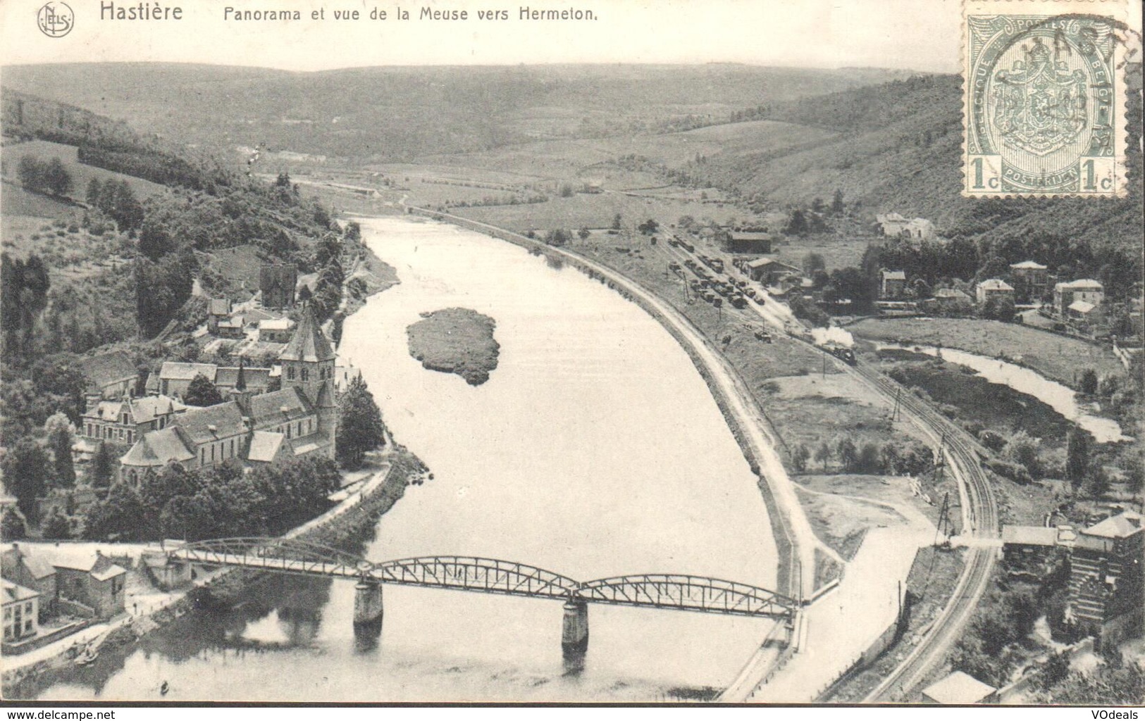 CPA - Belgique - Namur - Hastière - Panorama Et Vue De La Meuse Vers Hermeton - Hastière