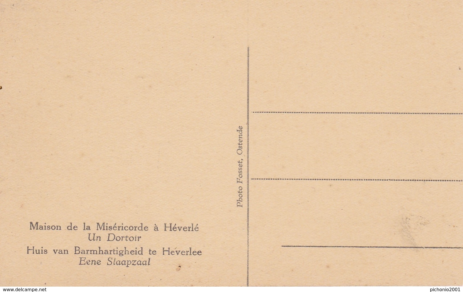 HEVERLEE  -  Maison De La Miséricorde, Un Dortoir - Autres & Non Classés