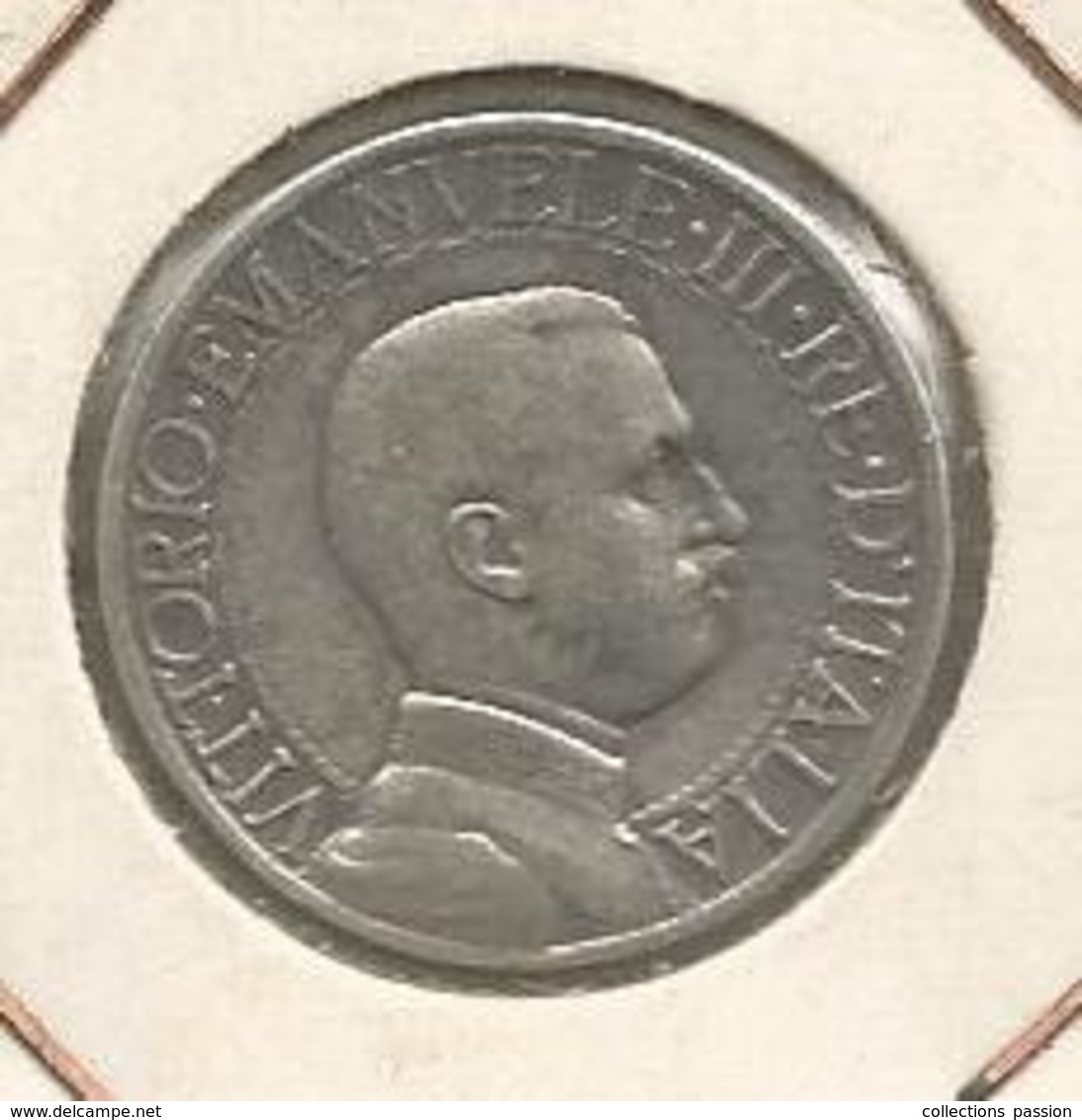 Monnaie , Italie, Vittorio Emanuele III Re D'ITALIA , 1910 ,argent ,1 Lire ,lira, 2 Scans - 1900-1946 : Victor Emmanuel III & Umberto II