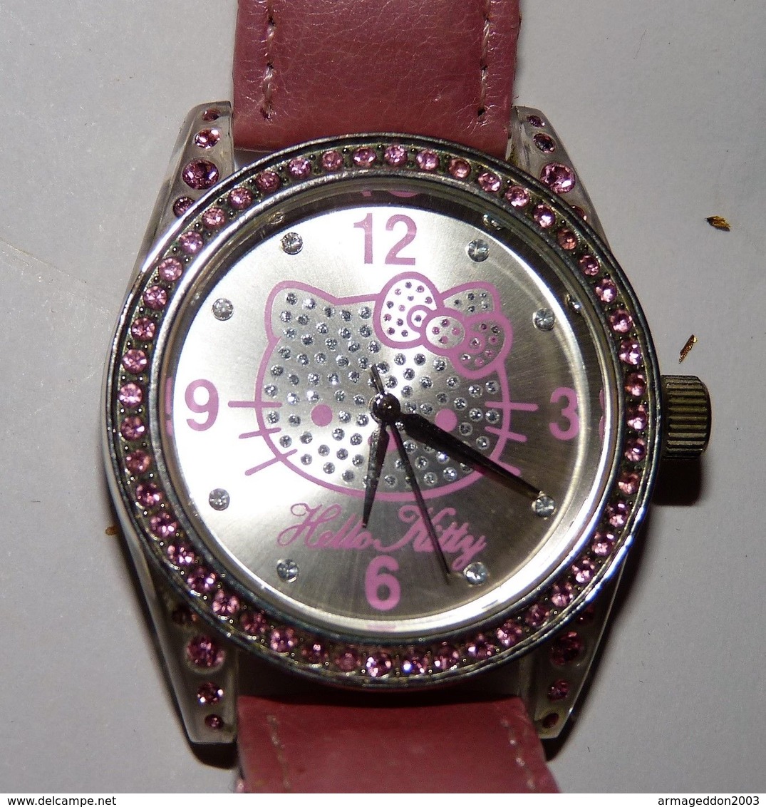 BELLE VERITABLE MONTRE HELLO KITTY 4401001 BY SANRIO TBE FONCTIONELLE - Orologi Moderni