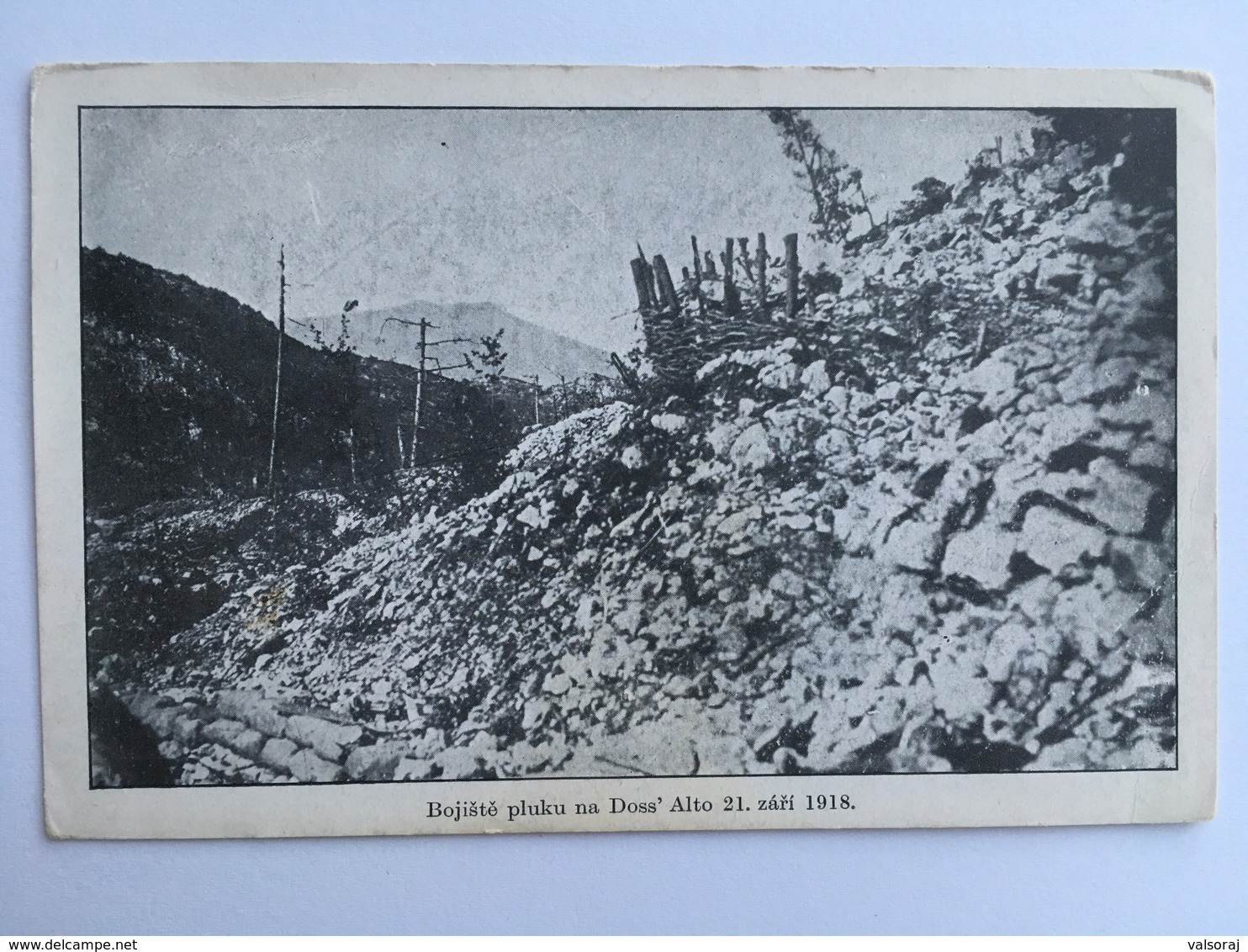 Nago-Torbole Prima Guerra  Doss Alto Di Nago 1918 - Trento