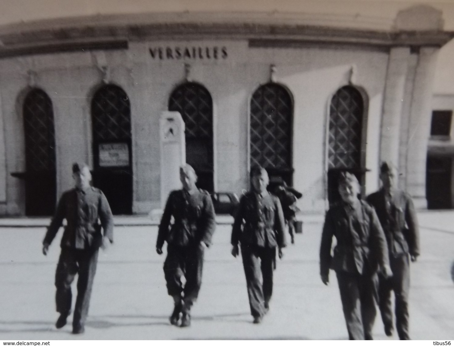 WW2 GUERRE 39 45 VERSAILLES GARE SOLDATS ALLEMANDS - Versailles