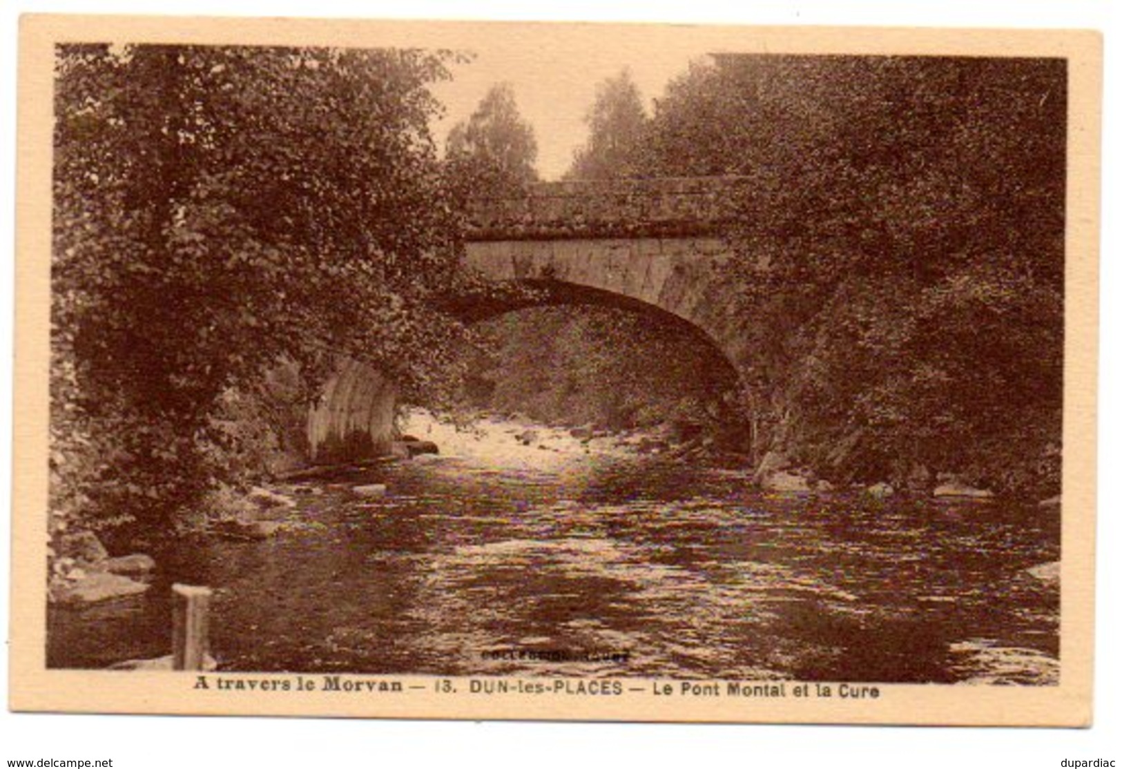 58 - Nièvre / DUN-les-PLACES -- Le Pont Montal Et La Cure. - Autres & Non Classés