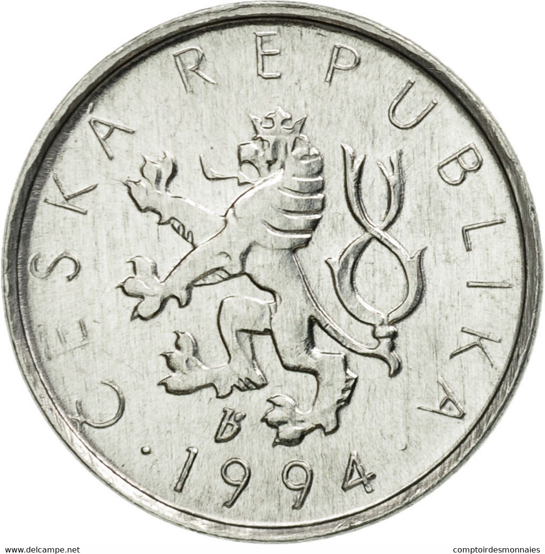 Monnaie, République Tchèque, 10 Haleru, 1994, TTB, Aluminium, KM:6 - Tchéquie