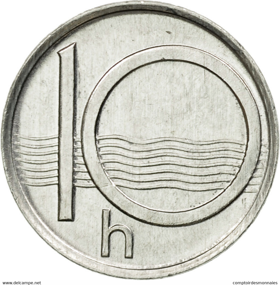 Monnaie, République Tchèque, 10 Haleru, 1994, TTB, Aluminium, KM:6 - Czech Republic