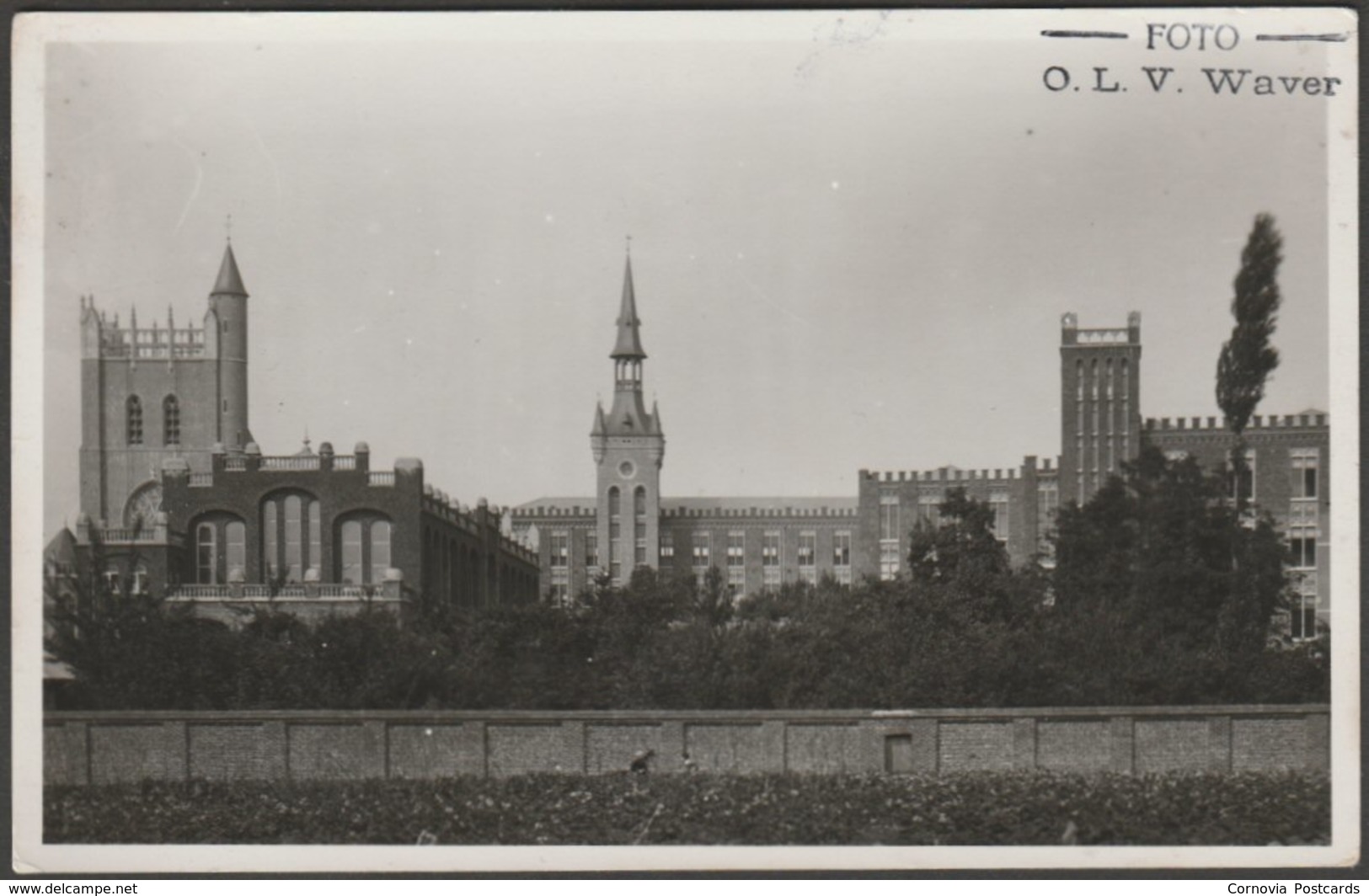 Instituut Der Ursulinen, Onze-Lieve-Vrouw-Waver, Antwerpen, C.1920s - Foto Briefkaart - Sint-Katelijne-Waver