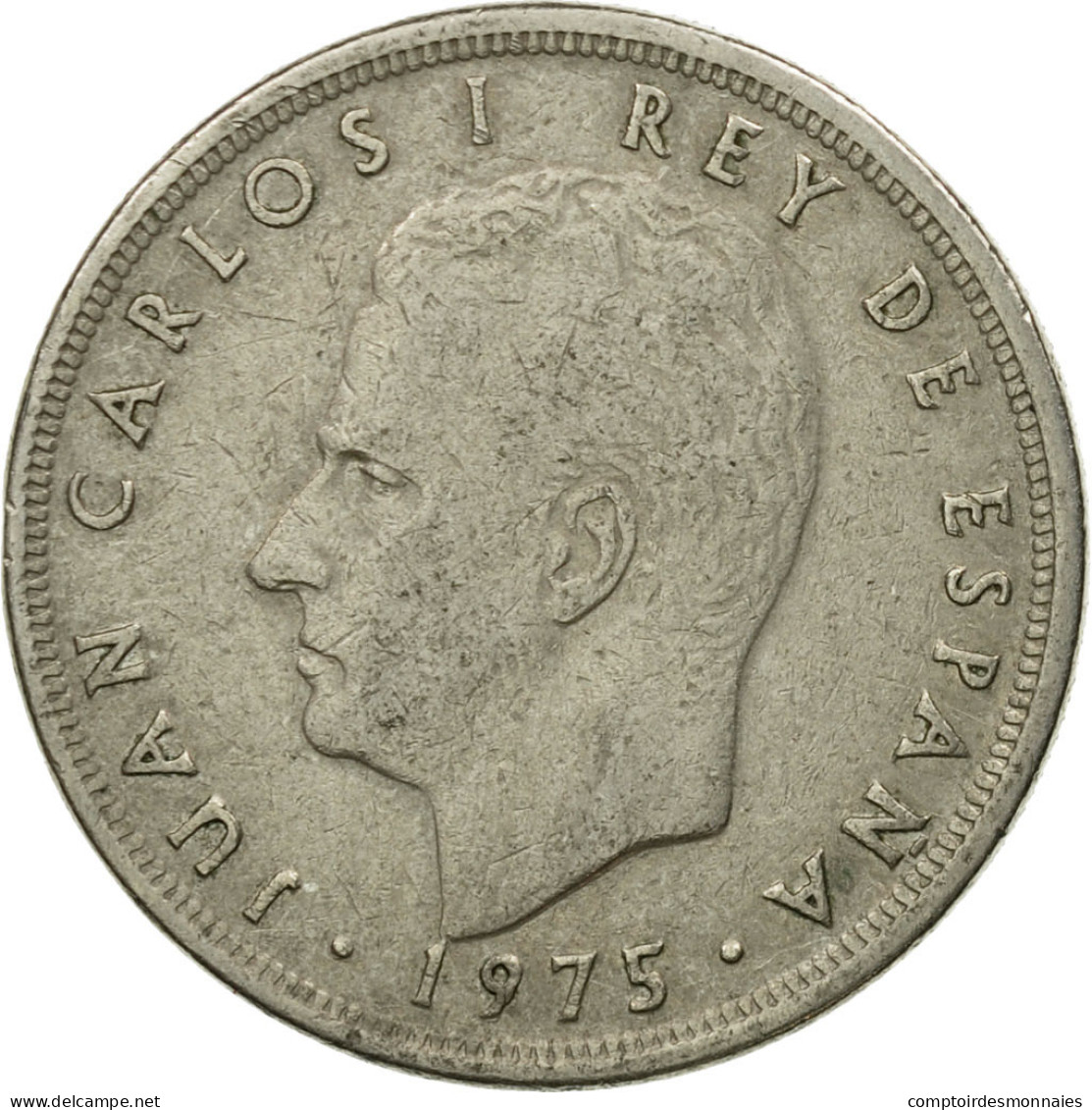 Monnaie, Espagne, Juan Carlos I, 5 Pesetas, 1975, TTB, Copper-nickel, KM:807 - 5 Pesetas