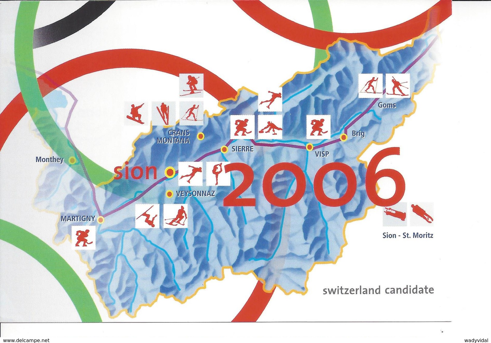 SWITZERLAND - 1998 - POSTAL STATIONERY - NAGANO 1998 .......... WNV - Invierno 1998: Nagano