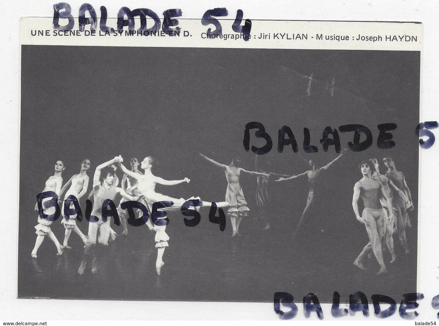Carte - BOUZONVILLE (57) Une Scène De La Symphonie En D. Ballet Théatre - Grand Gala Musical Et Choregraphique... - Autres & Non Classés