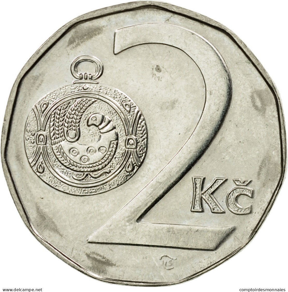 Monnaie, République Tchèque, 2 Koruny, 1994, TTB, Nickel Plated Steel, KM:9 - Tchéquie