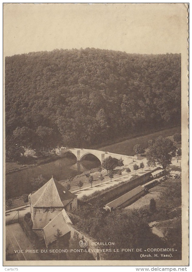 Belgique - Bouillon - Vue Prise Du Second Pont-levis - Bouillon