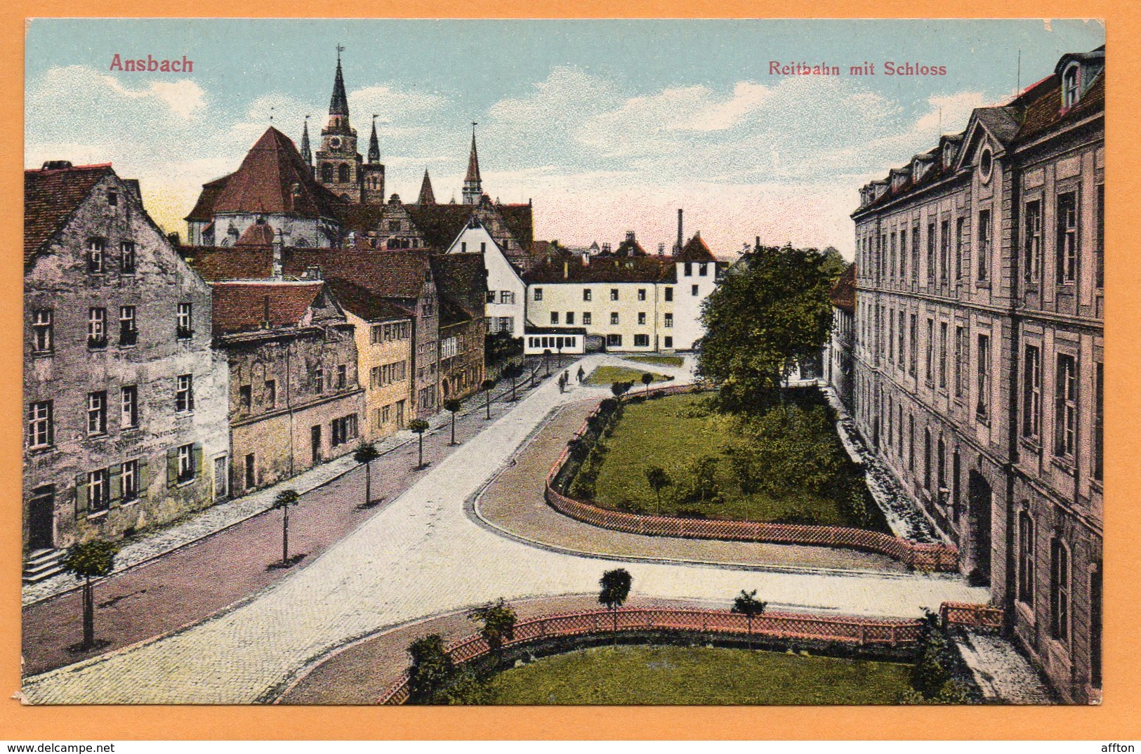 Ansbach Germany 1905 Postcard - Ansbach