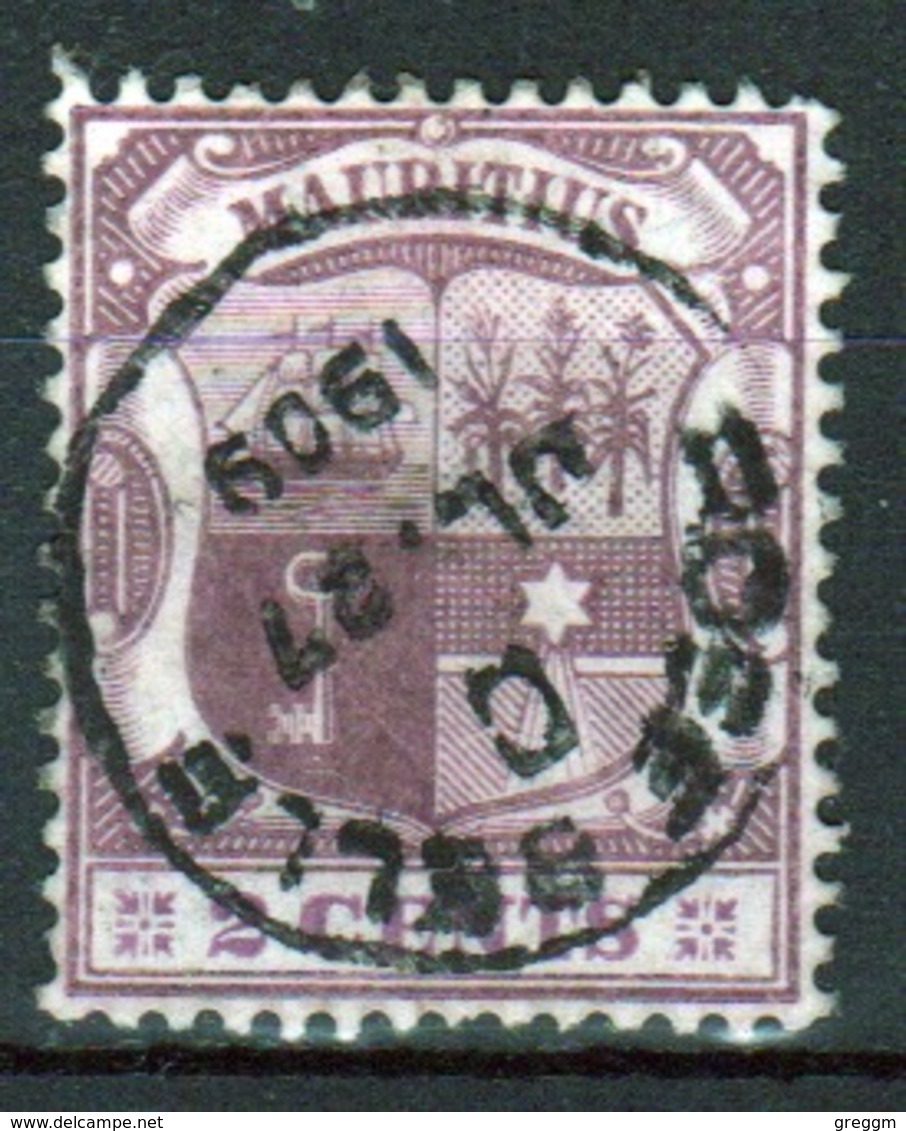 Mauritius Queen Victoria 1904-07 Two Cent Dull And Bright Purple Stamp. - Maurice (...-1967)