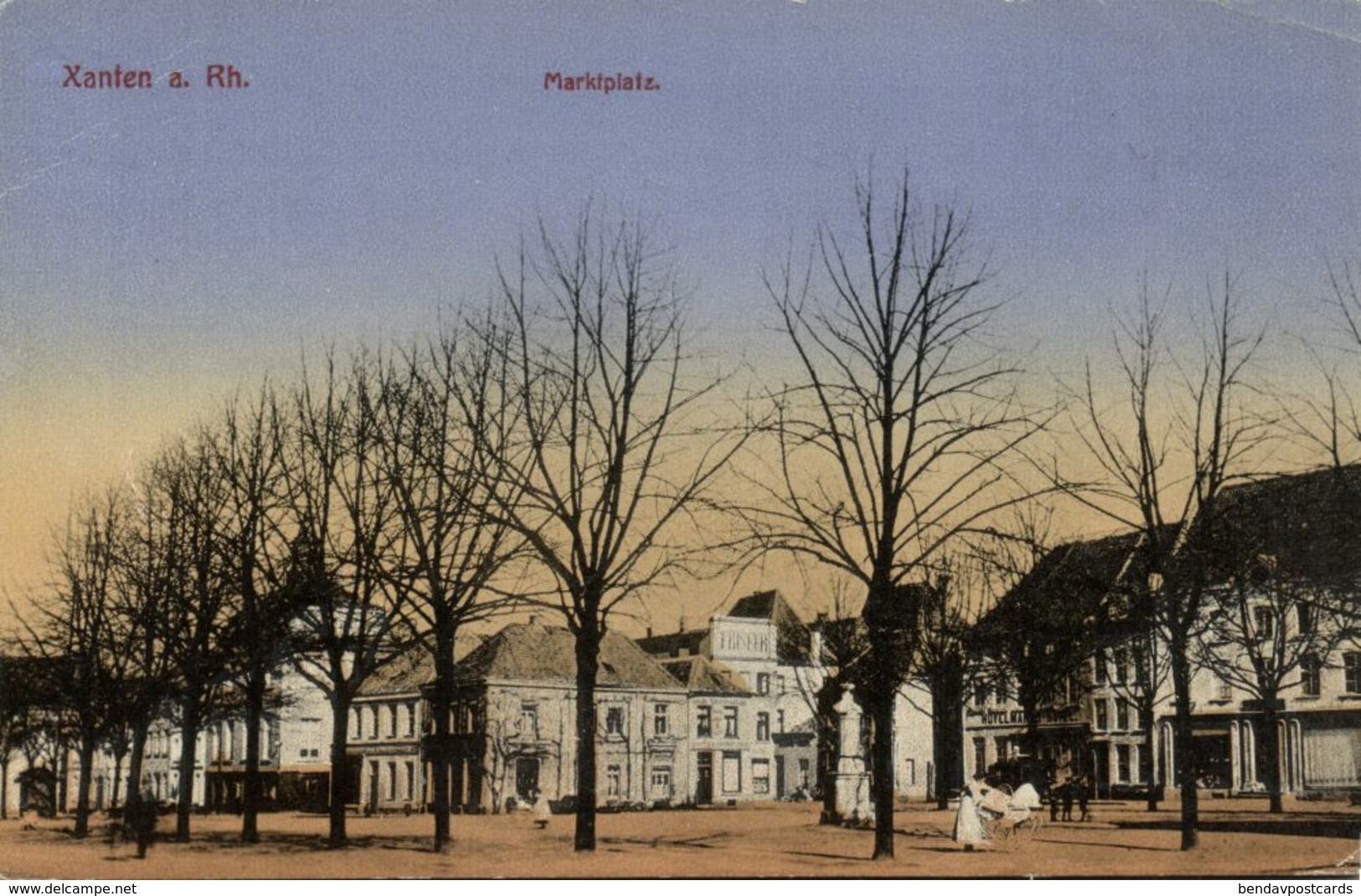 XANTEN Am Rhein, Marktplatz (1919) AK - Xanten