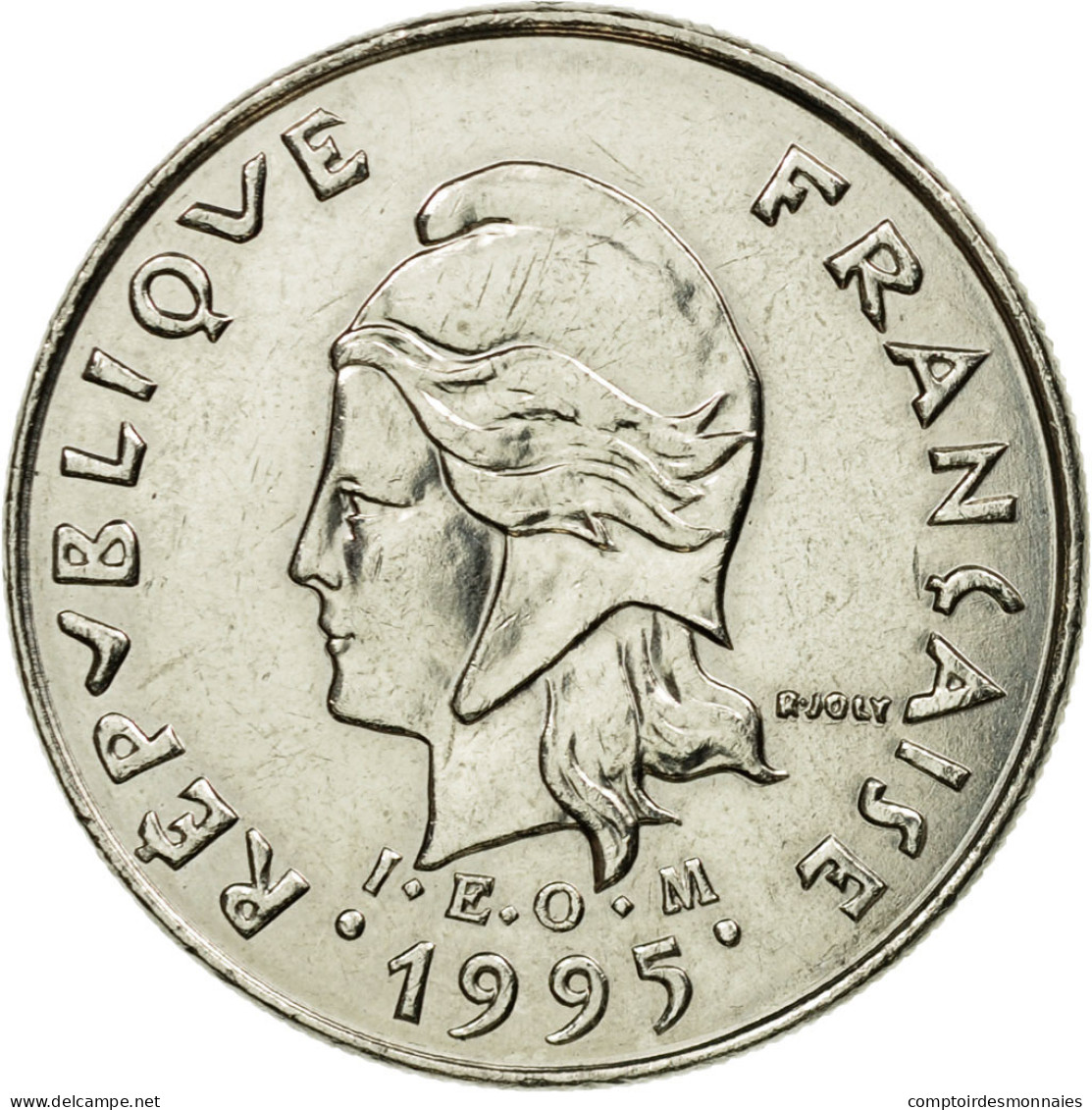 Monnaie, French Polynesia, 10 Francs, 1995, Paris, TTB+, Nickel, KM:8 - French Polynesia